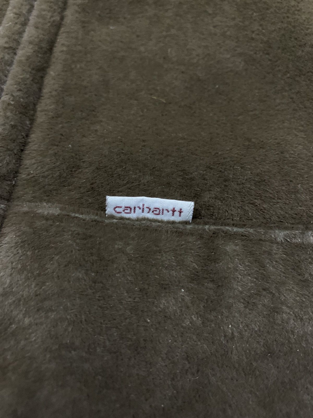 Carhartt × Carhartt Wip × Vintage 🔥VTG 90s CARHARTT VELVET MENS ZIPPER HOODIE Size US L / EU 52-54 / 3 - 8 Thumbnail