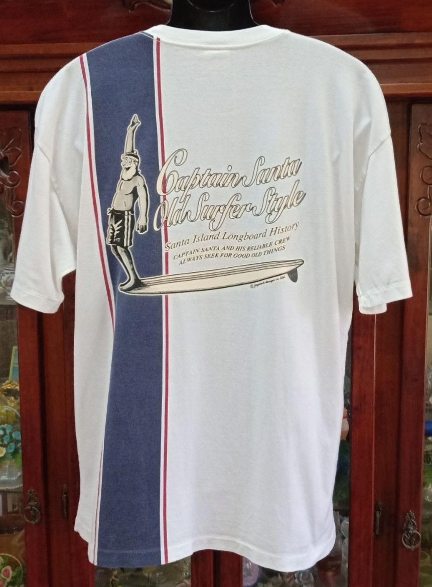 Captain Santors × Japanese Brand × Vintage VINTAGE 90s CAPTAIN SANTA T-Shirt Size US L / EU 52-54 / 3 - 3 Thumbnail