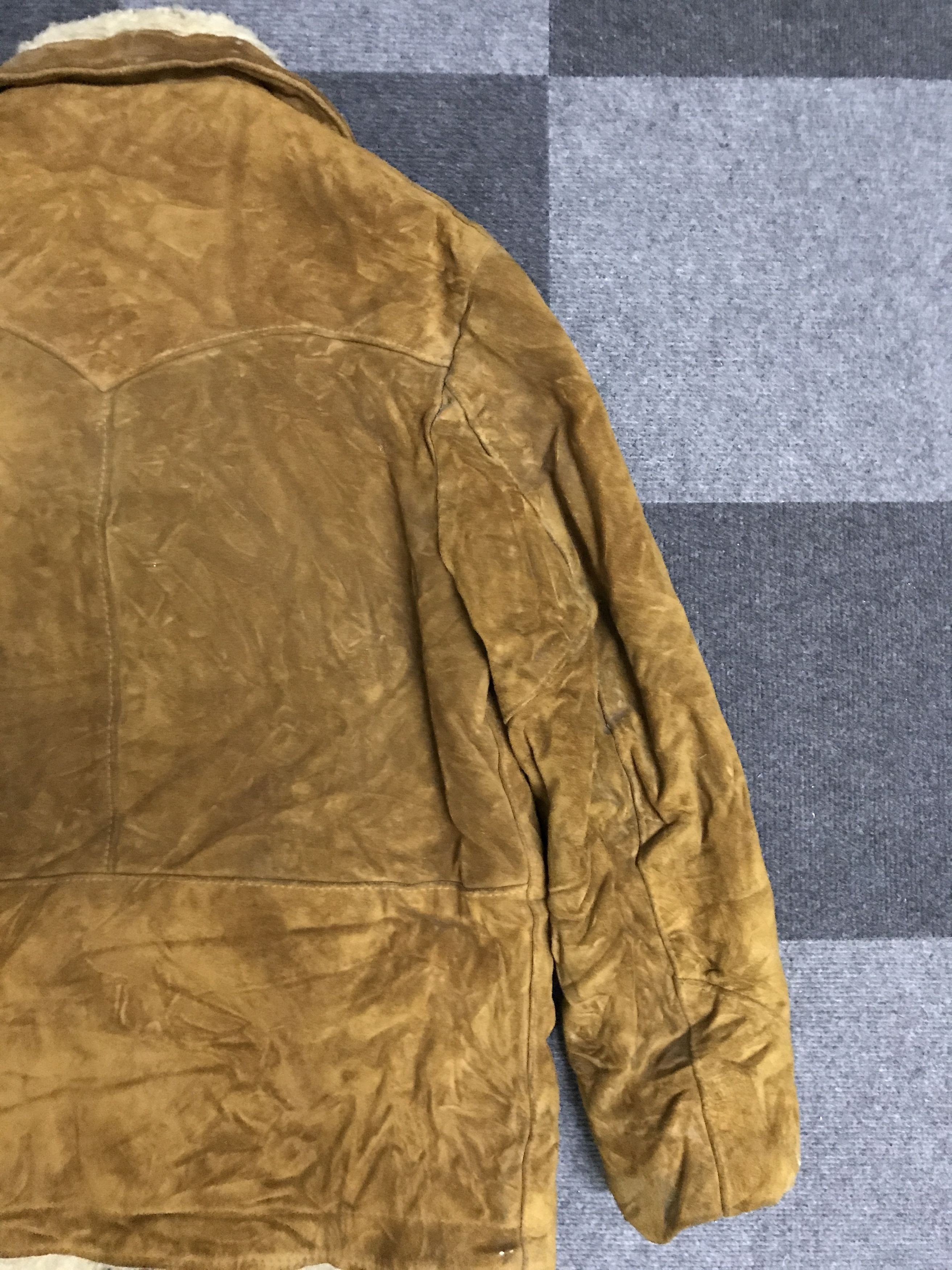 Schott J29 Vintage Schott WESTERN Suede Leather Sherpa Jacket Size US S / EU 44-46 / 1 - 8 Thumbnail