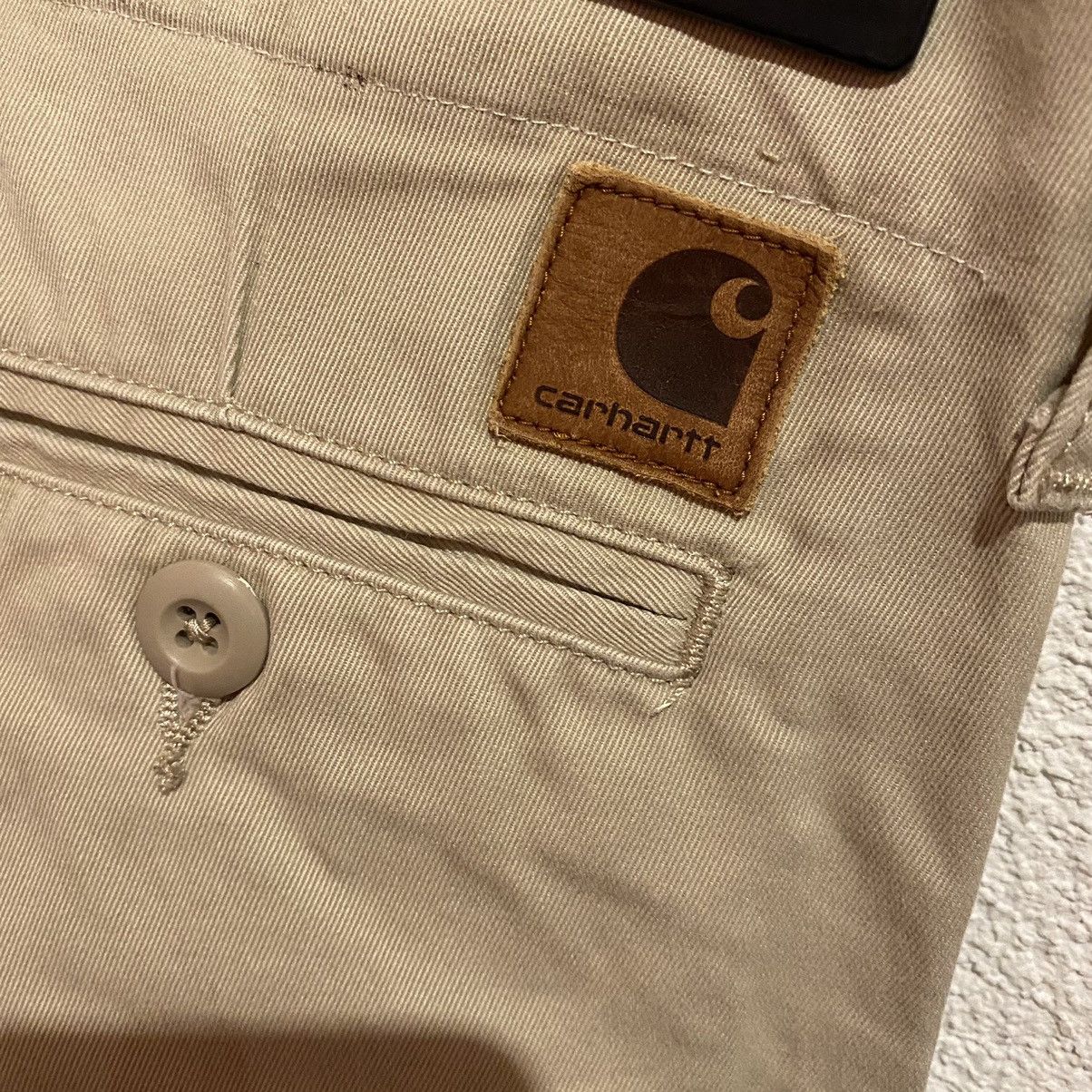 Carhartt Wip Carhartt WIP Beige Pants Size US 27 - 4 Thumbnail