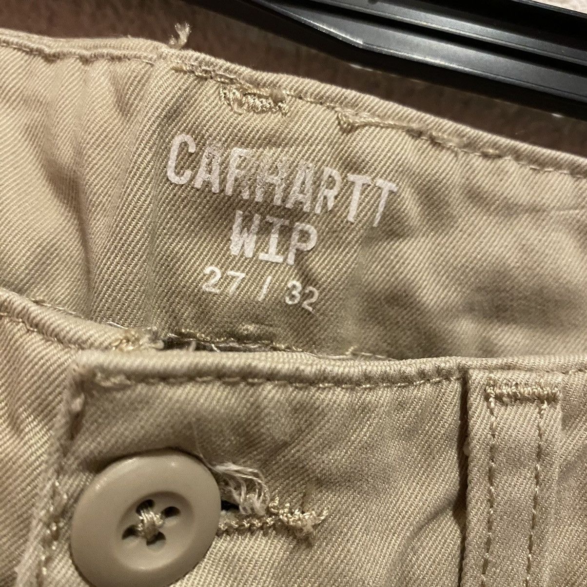 Carhartt Wip Carhartt WIP Beige Pants Size US 27 - 3 Thumbnail