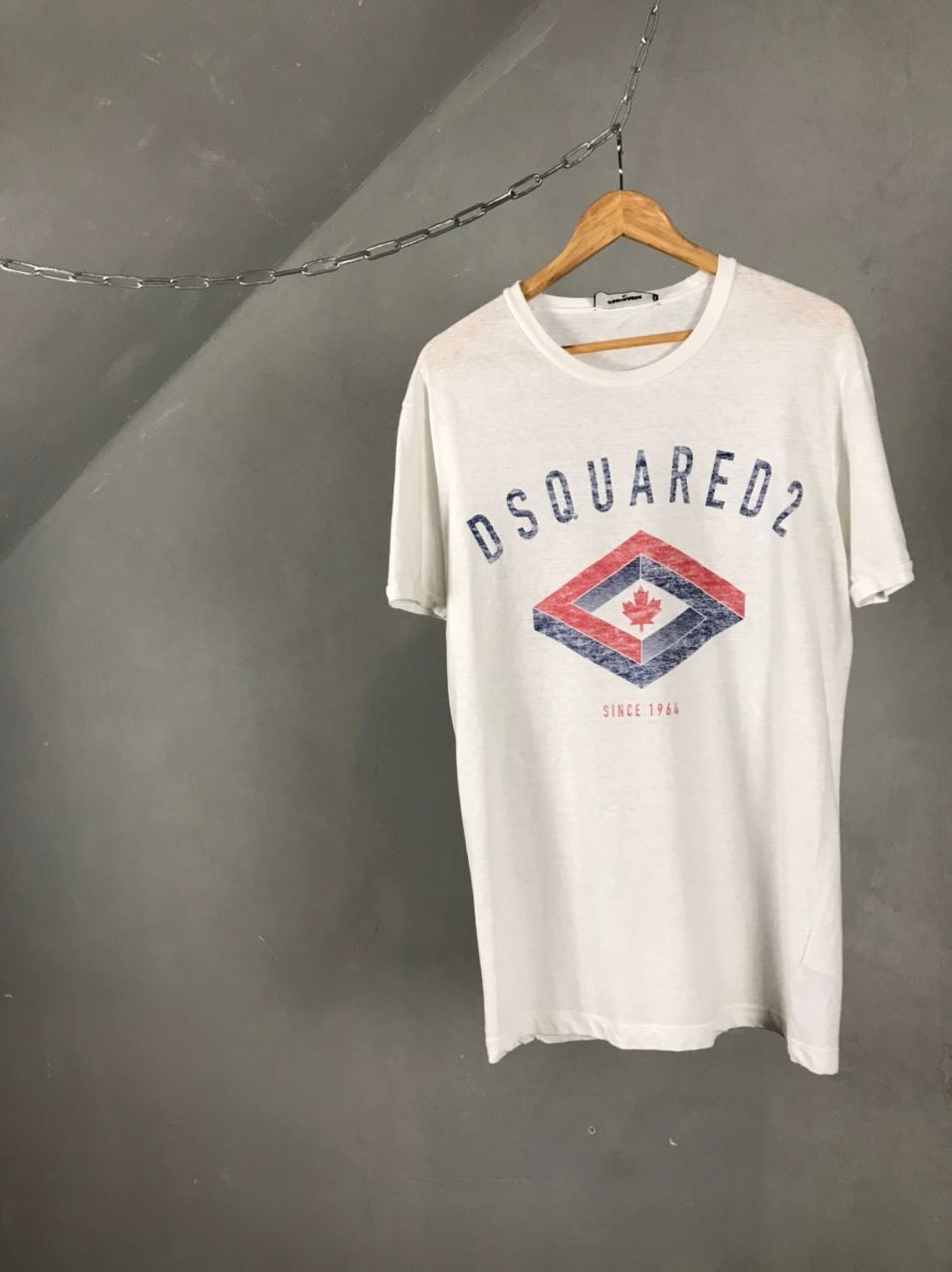 Dsquared2 Dsquared2 luxury big logo white tee Size US XL / EU 56 / 4 - 1 Thumbnail