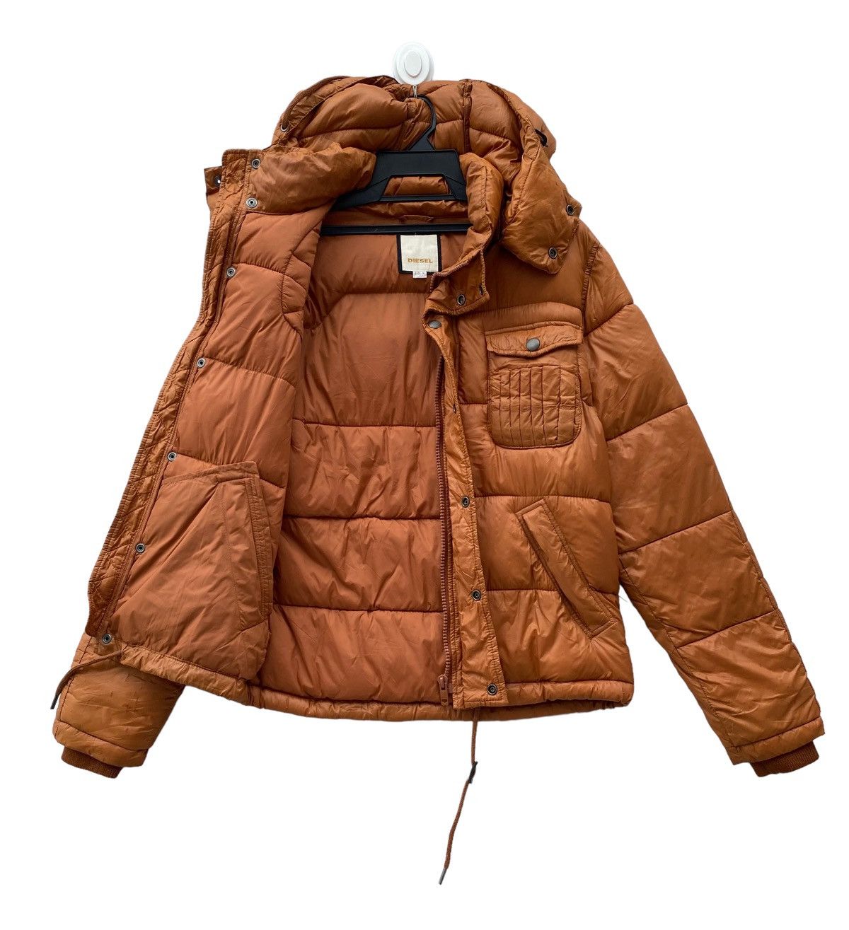 Diesel Black Gold 90s DIESEL quilted goose down jacket winter jacket Size US M / EU 48-50 / 2 - 3 Thumbnail