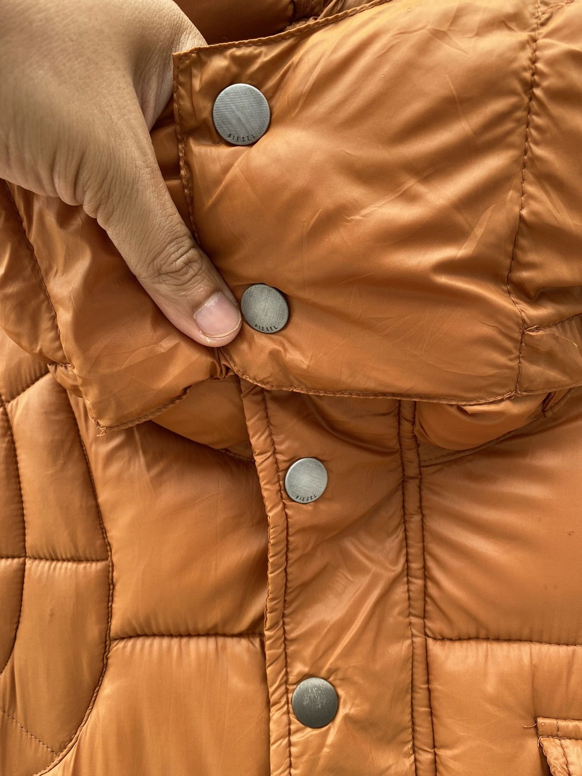 Diesel Black Gold 90s DIESEL quilted goose down jacket winter jacket Size US M / EU 48-50 / 2 - 6 Thumbnail
