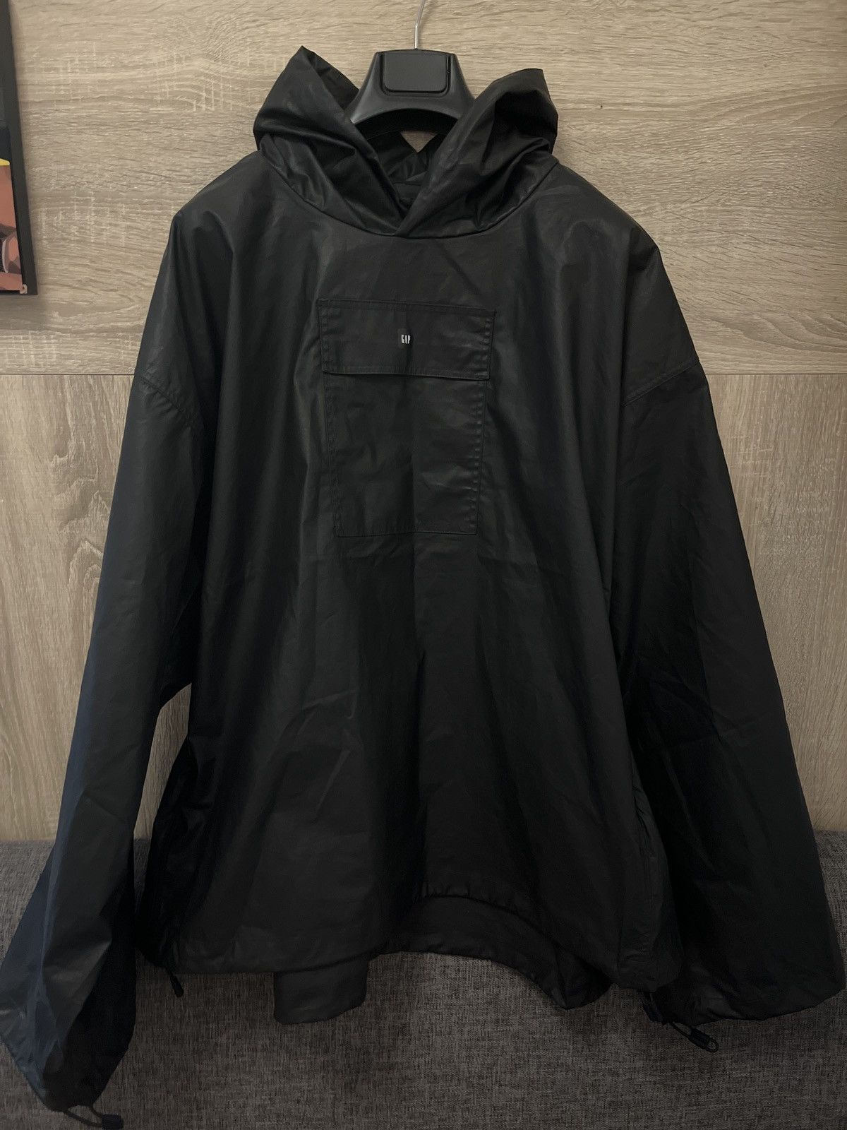 Gap YEEZY GAP BALENCIAGA COATED ANORAK JACKET | Grailed