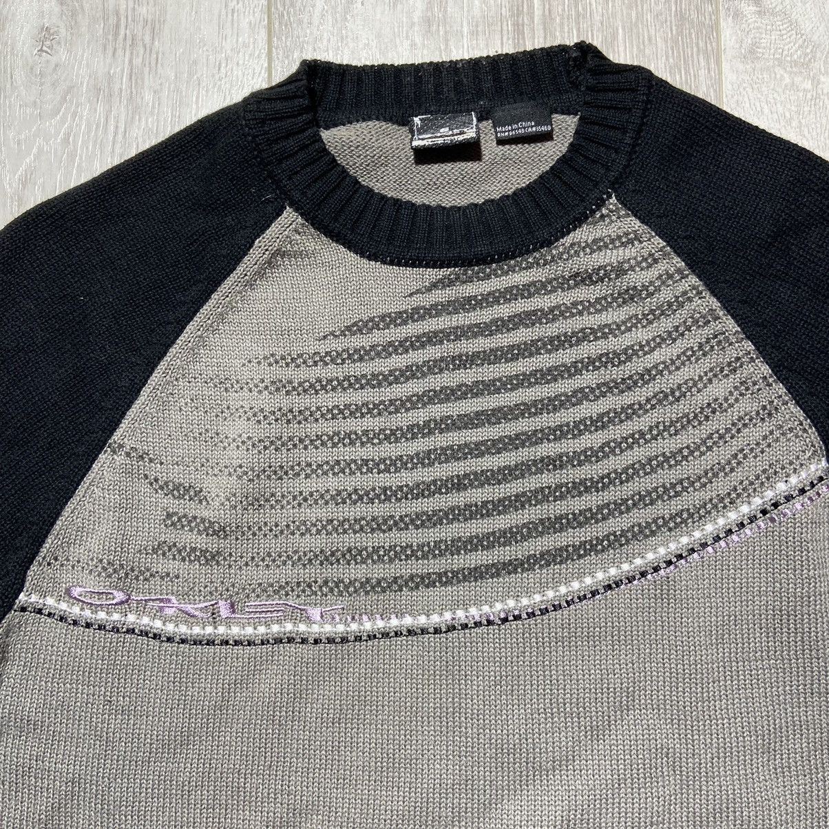 Oakley × Vintage Vintage Y2K Oakley Knit Sweater Size US S / EU 44-46 / 1 - 2 Thumbnail