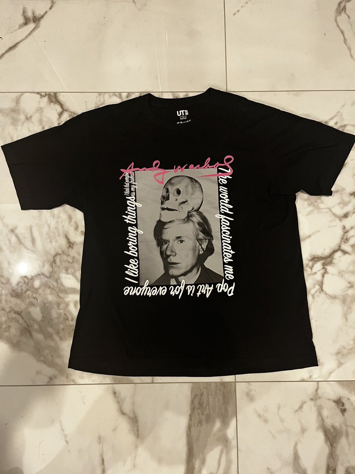 Andy Warhol *RARE* Andy Warhol Uniqlo Graphic Skull Tee Size US L / EU 52-54 / 3 - 1 Thumbnail