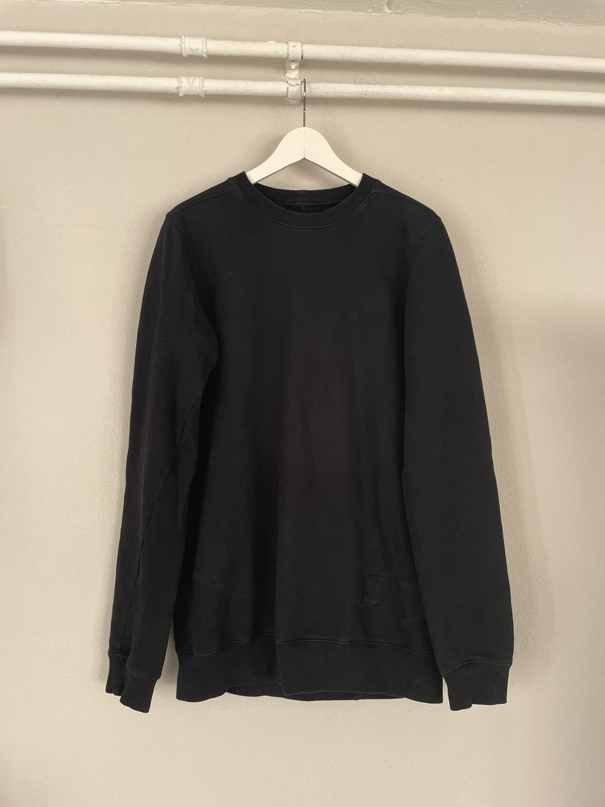 image of Rick Owens Drkshdw Black Sweatshirt, Men's (Size Small)