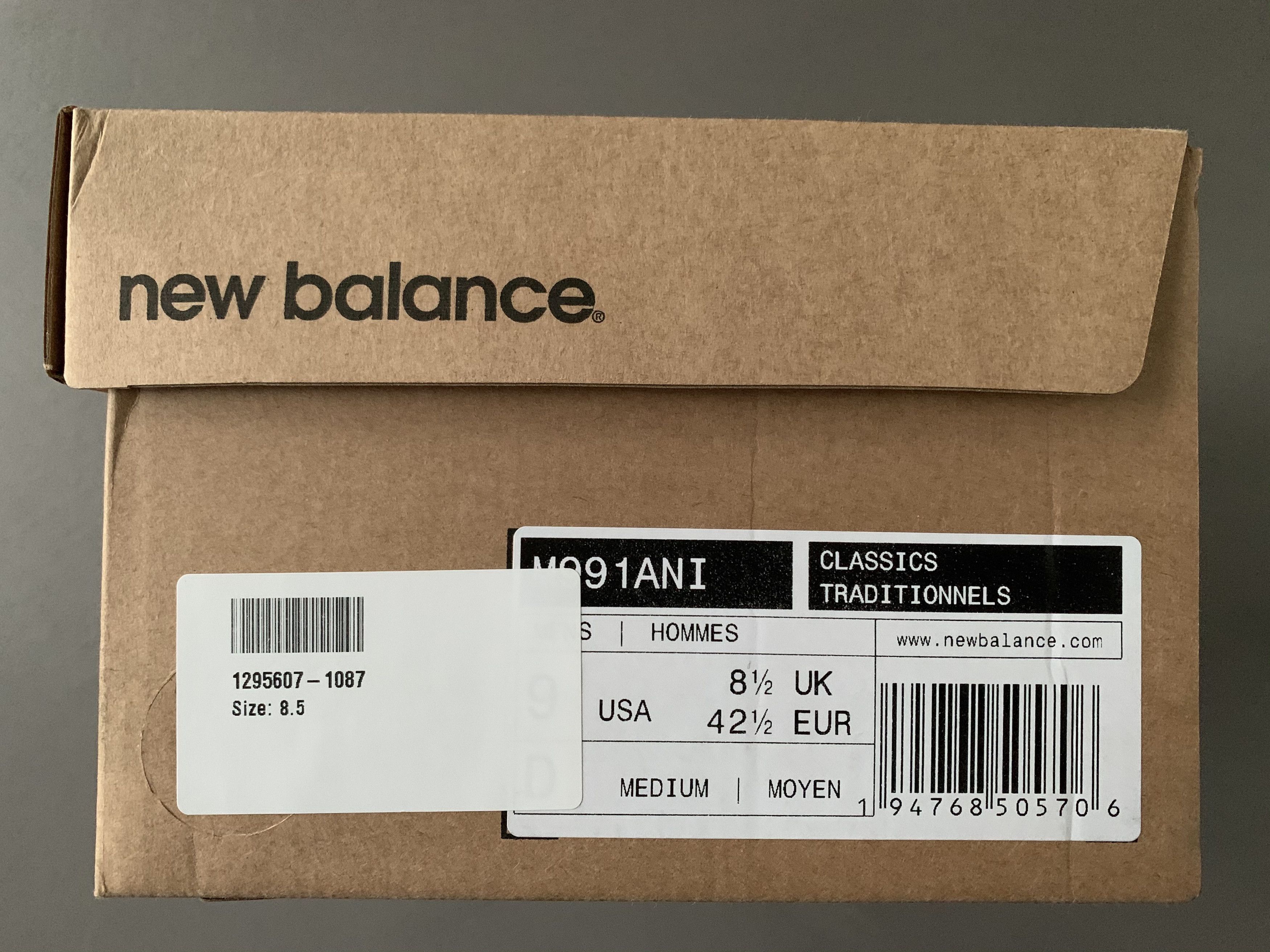 New Balance New Balance 991 Trainers 20th Anniversary, Grey, UK 8.5 Size US 9 / EU 42 - 6 Thumbnail