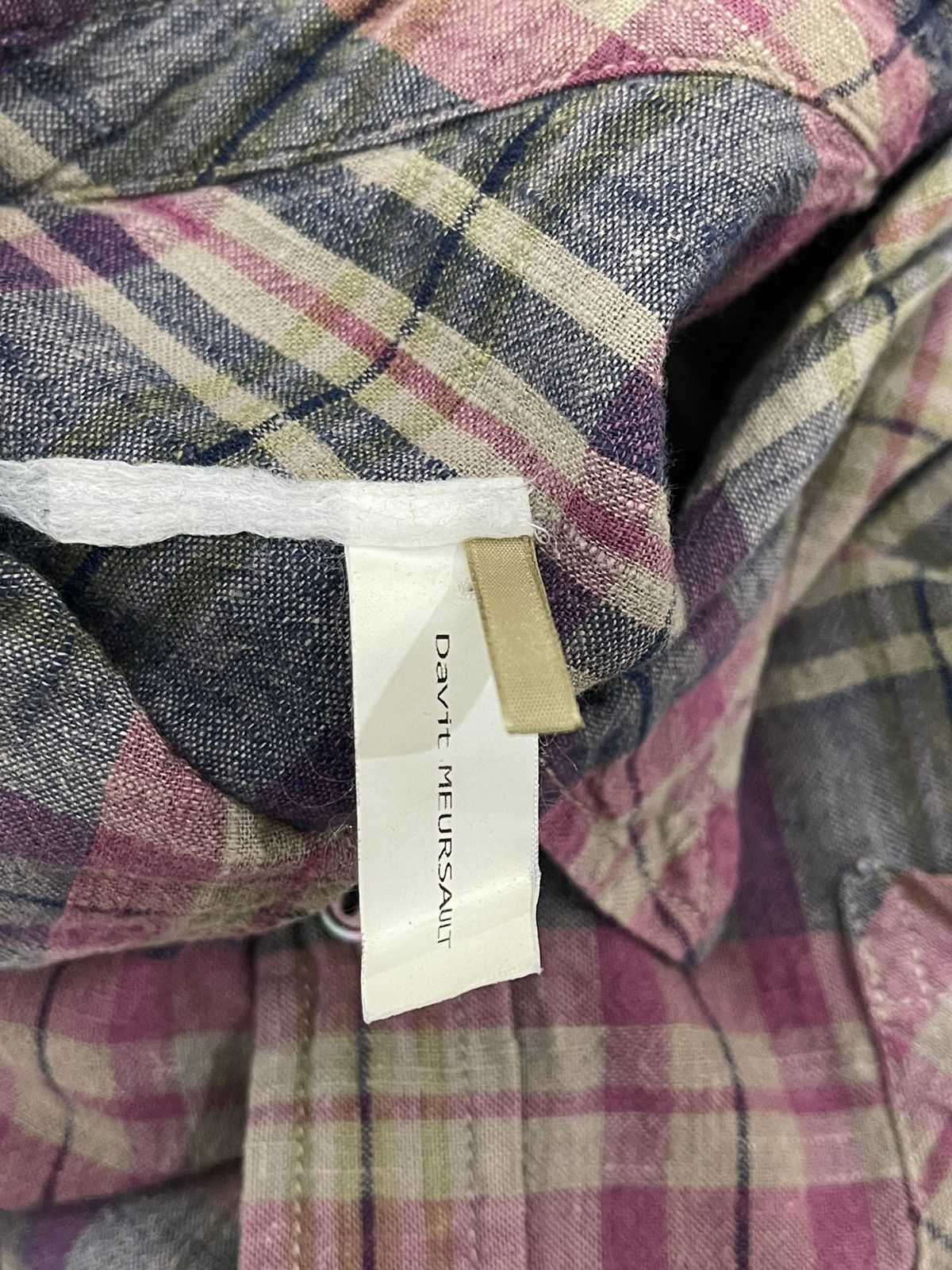 Davit Meursault Japan Davit Meursault Japan Checkered Plaid Shirts Size US M / EU 48-50 / 2 - 3 Thumbnail
