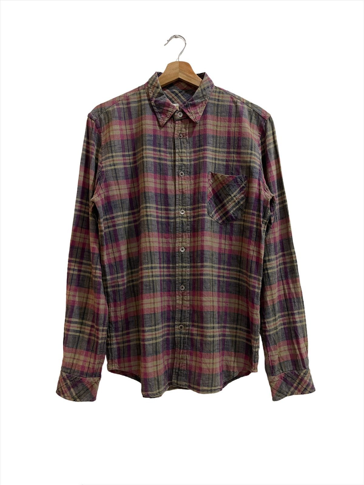 Davit Meursault Japan Davit Meursault Japan Checkered Plaid Shirts Size US M / EU 48-50 / 2 - 1 Thumbnail