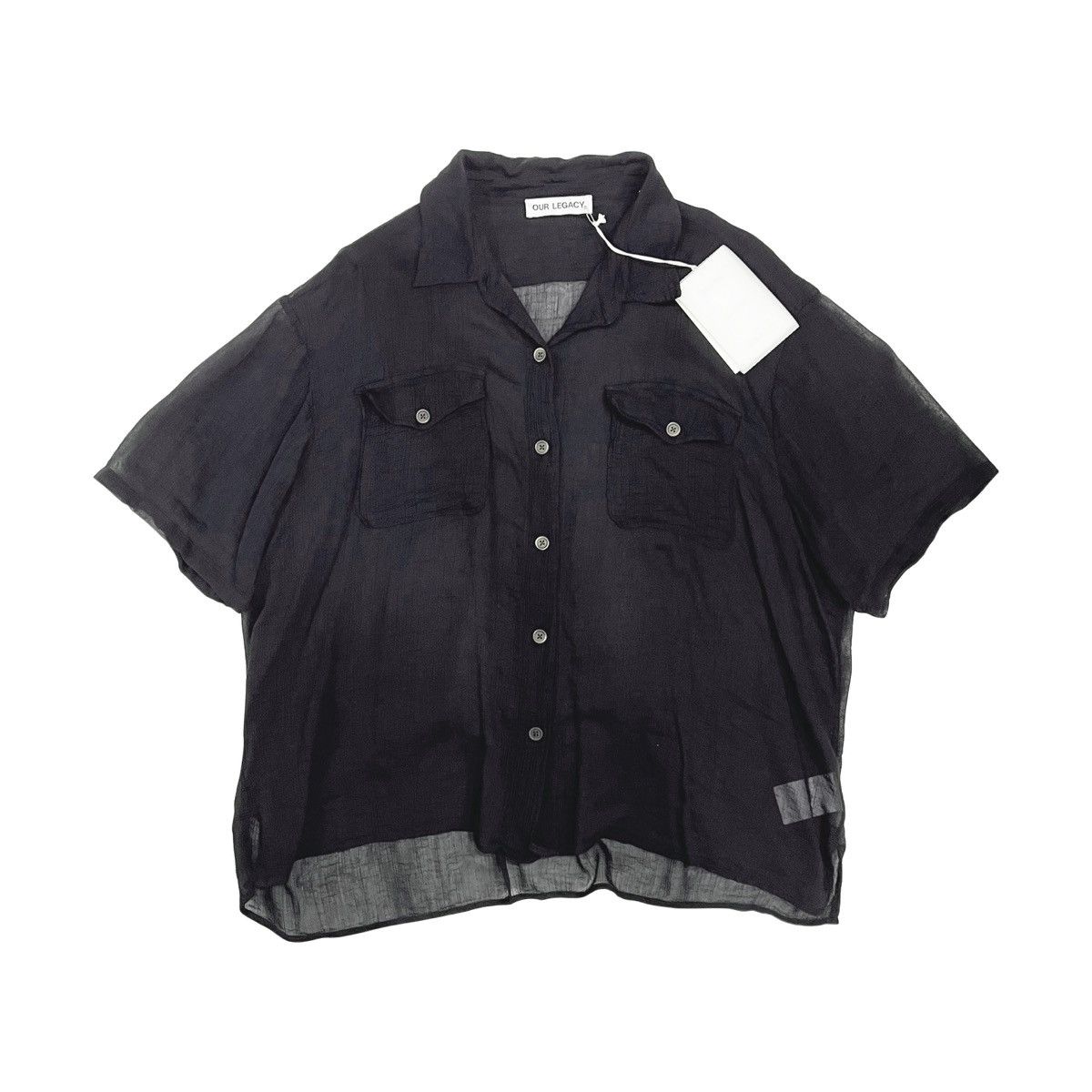 Our Legacy Our Legacy Rayon Plait Military Base Shortsleeve Shirt 