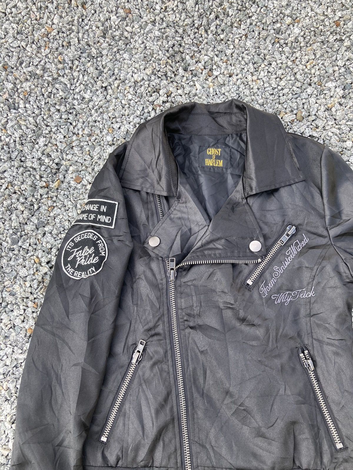Japanese Brand GHOST OF HARLEM DOUBLE COLLAR PUNK JACKET Size M / US 6-8 / IT 42-44 - 3 Thumbnail