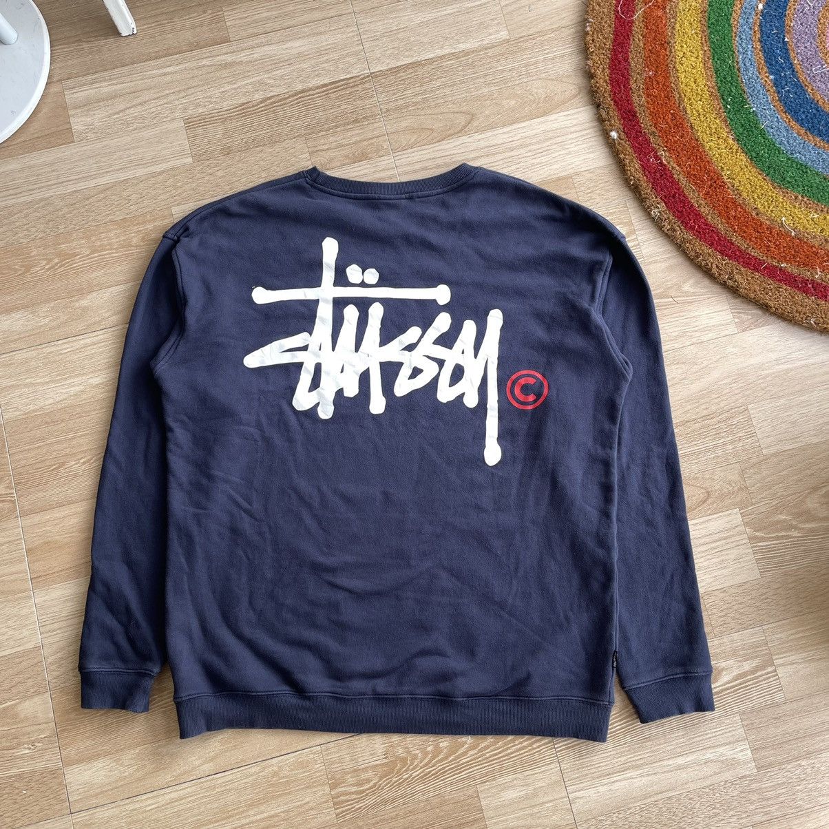 Streetwear × Stussy × Vintage Vintage STUSSY Sweatshirt Big