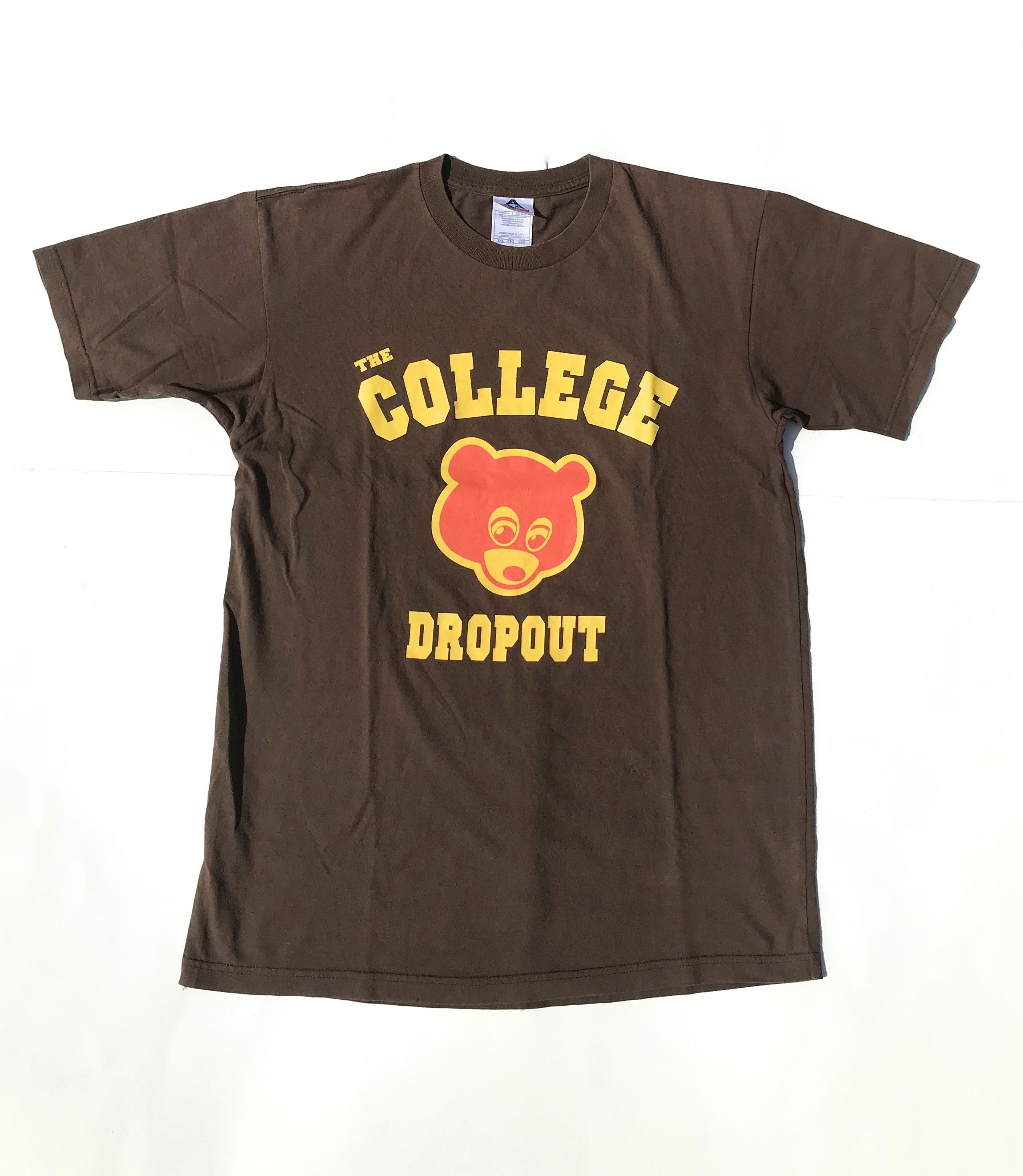 Vintage 2004 College Dropout Album Promo Shirt - Brown | Grailed