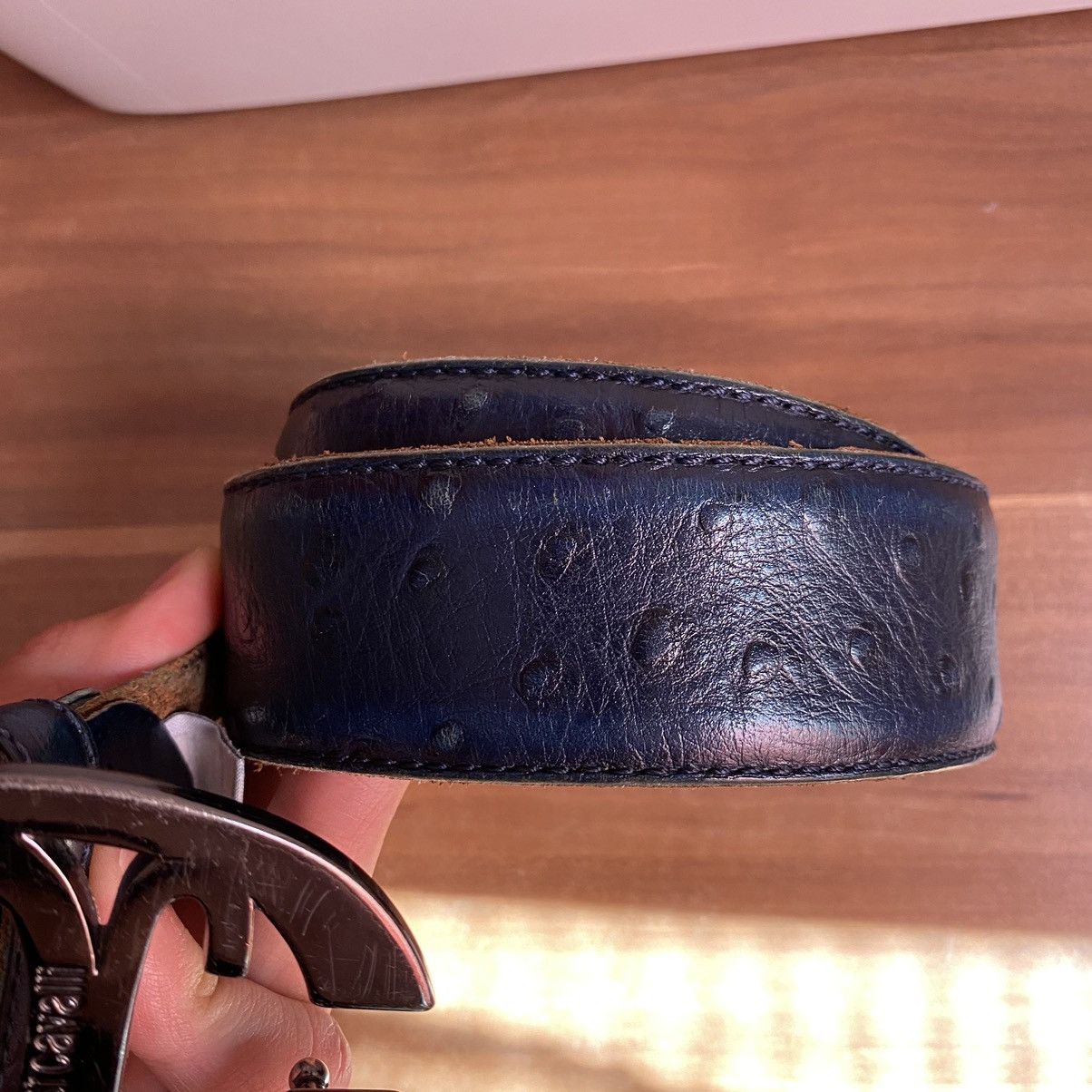 Just Cavalli Just Cavali Leather Belt Size 32 - 3 Thumbnail