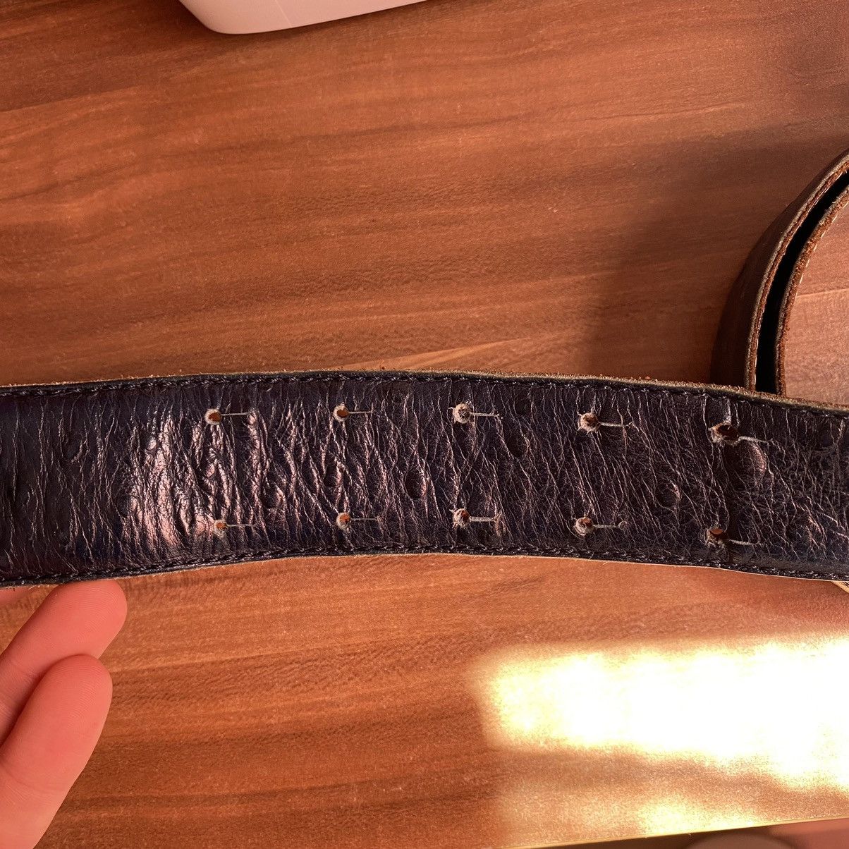 Just Cavalli Just Cavali Leather Belt Size 32 - 4 Thumbnail