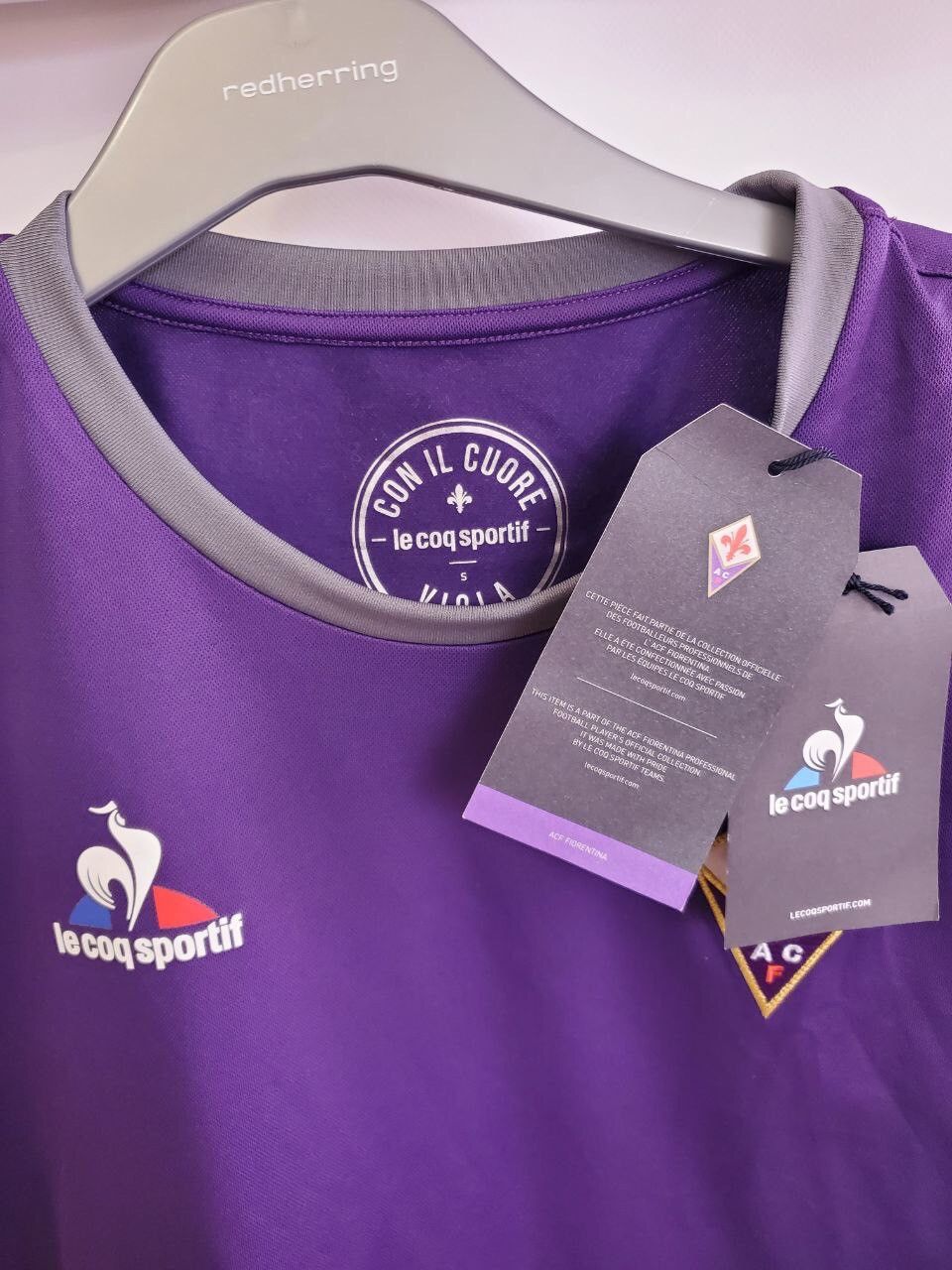 Le Coq Sportif ACF Fiorentina Shirt Jersey New Training