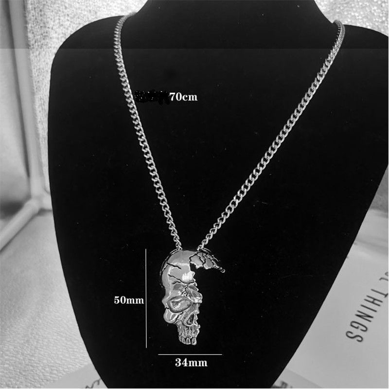 Jewelry Skull Necklace Pendant Size ONE SIZE - 5 Thumbnail