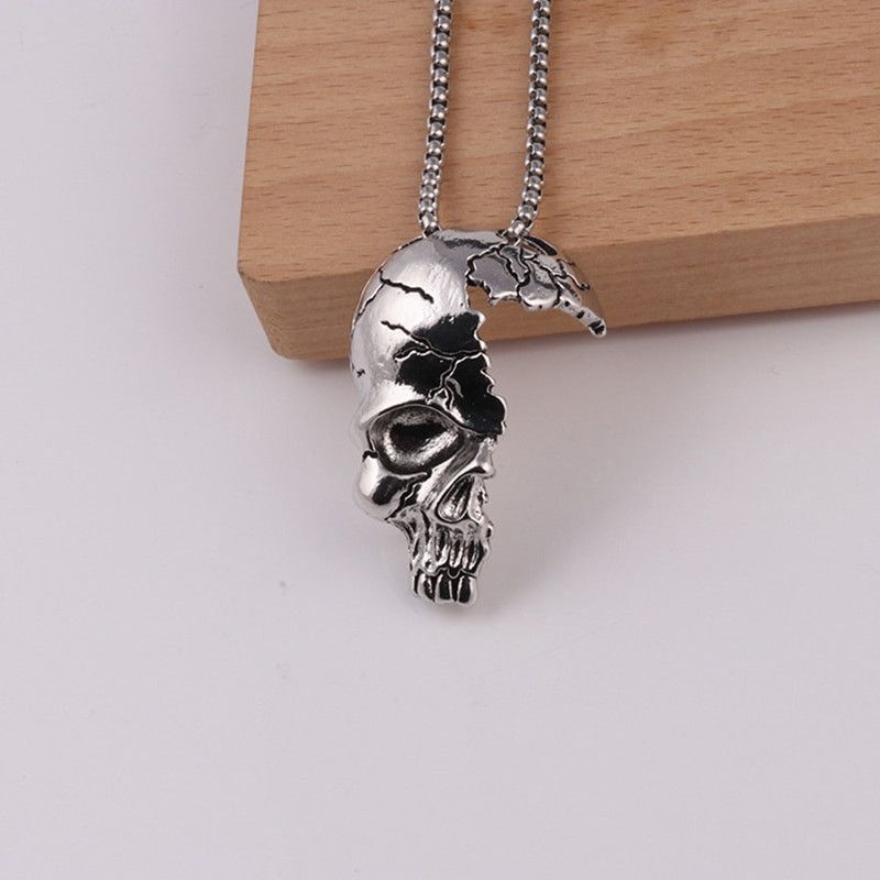 Jewelry Skull Necklace Pendant Size ONE SIZE - 4 Thumbnail