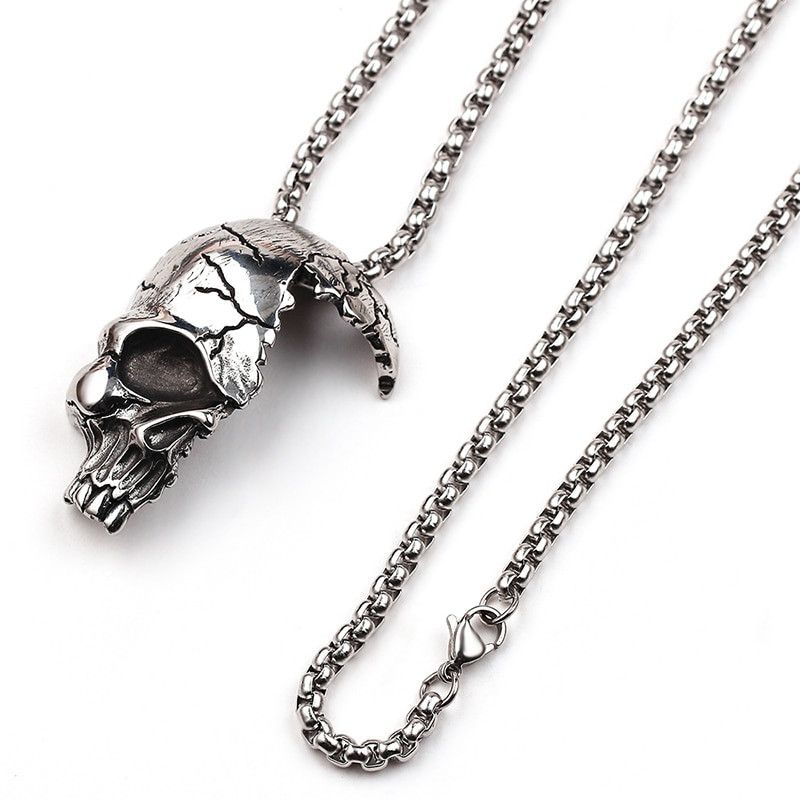 Jewelry Skull Necklace Pendant Size ONE SIZE - 2 Thumbnail