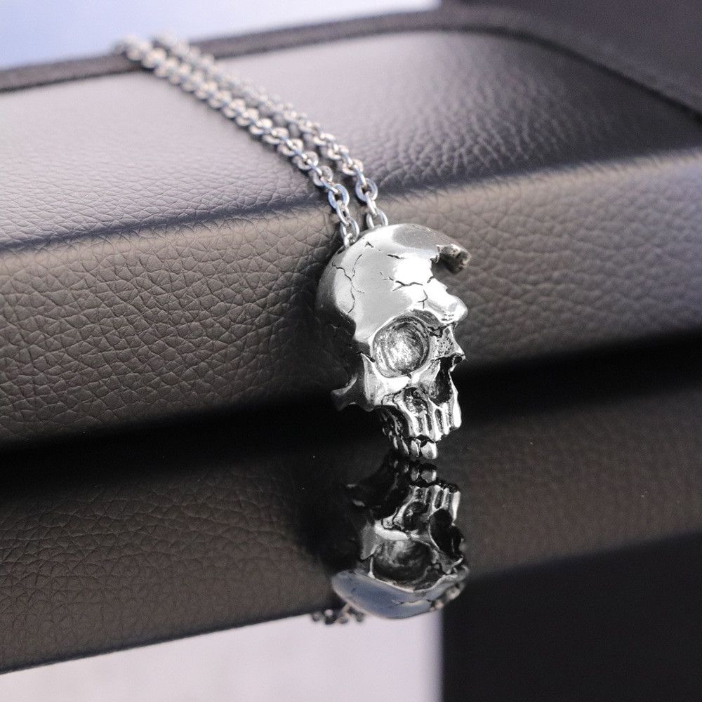 Jewelry Skull Necklace Pendant Size ONE SIZE - 3 Thumbnail