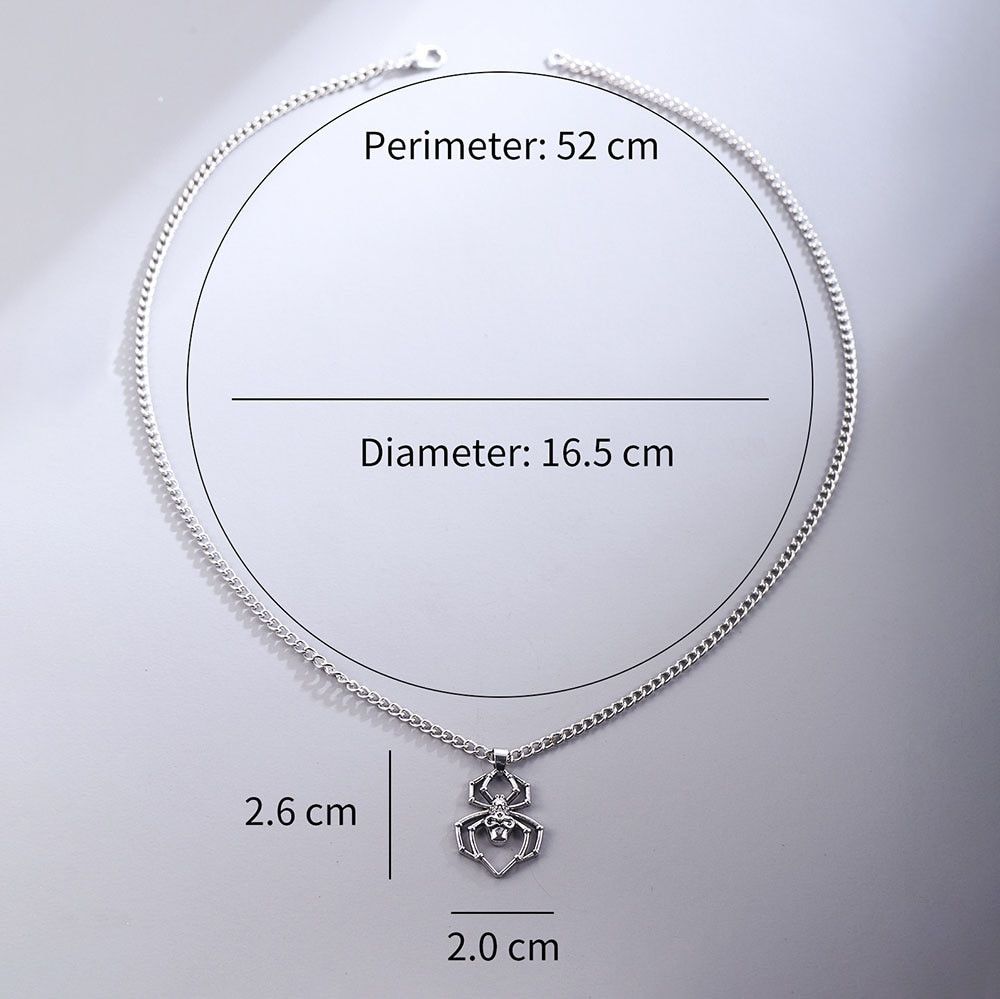 Jewelry Punk Pendant Chain Necklace Size ONE SIZE - 6 Thumbnail