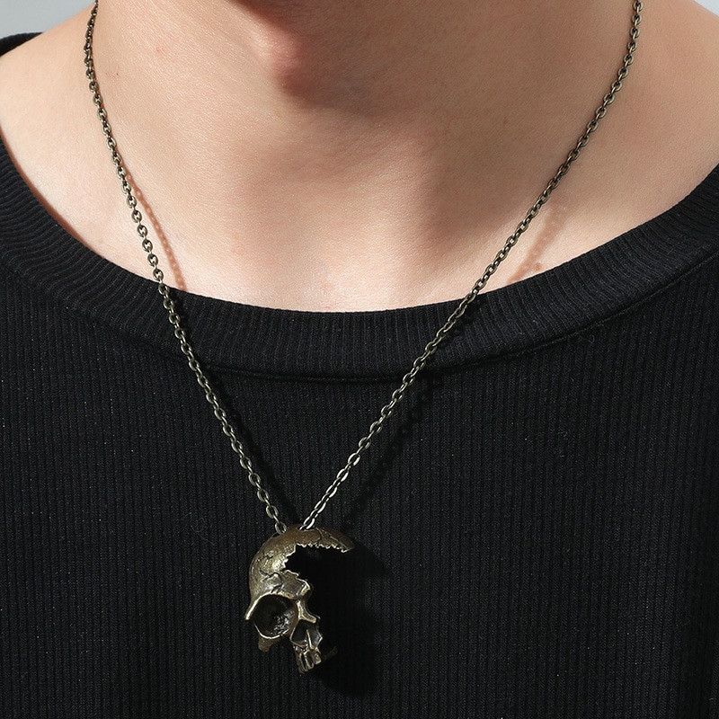 Jewelry Skull Necklace Pendant Size ONE SIZE - 3 Thumbnail
