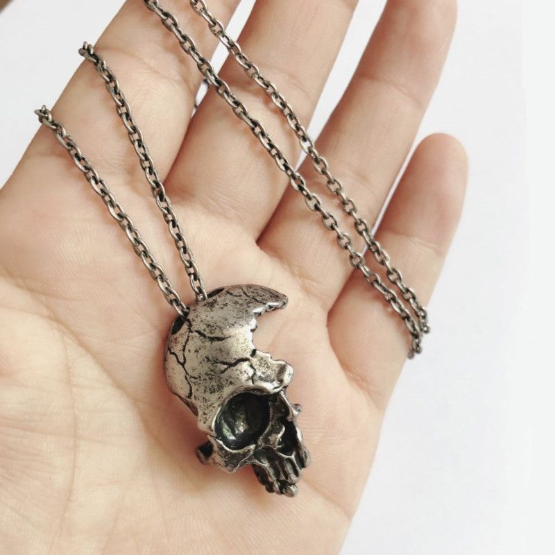 Jewelry Skull Necklace Pendant Size ONE SIZE - 2 Thumbnail
