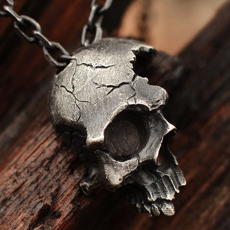 Jewelry Skull Necklace Pendant Size ONE SIZE - 5 Thumbnail