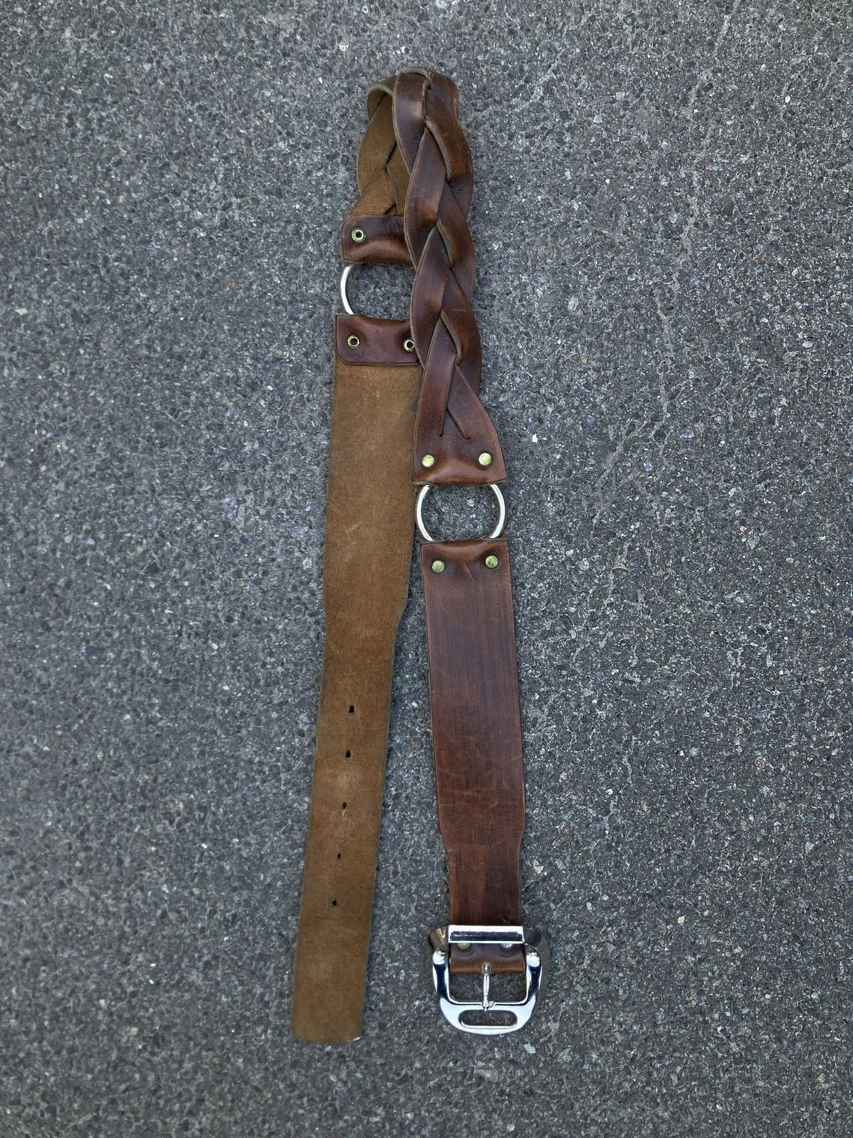 Buckle Vintage Y2K Seditionaries Leather Belt Made in Italy