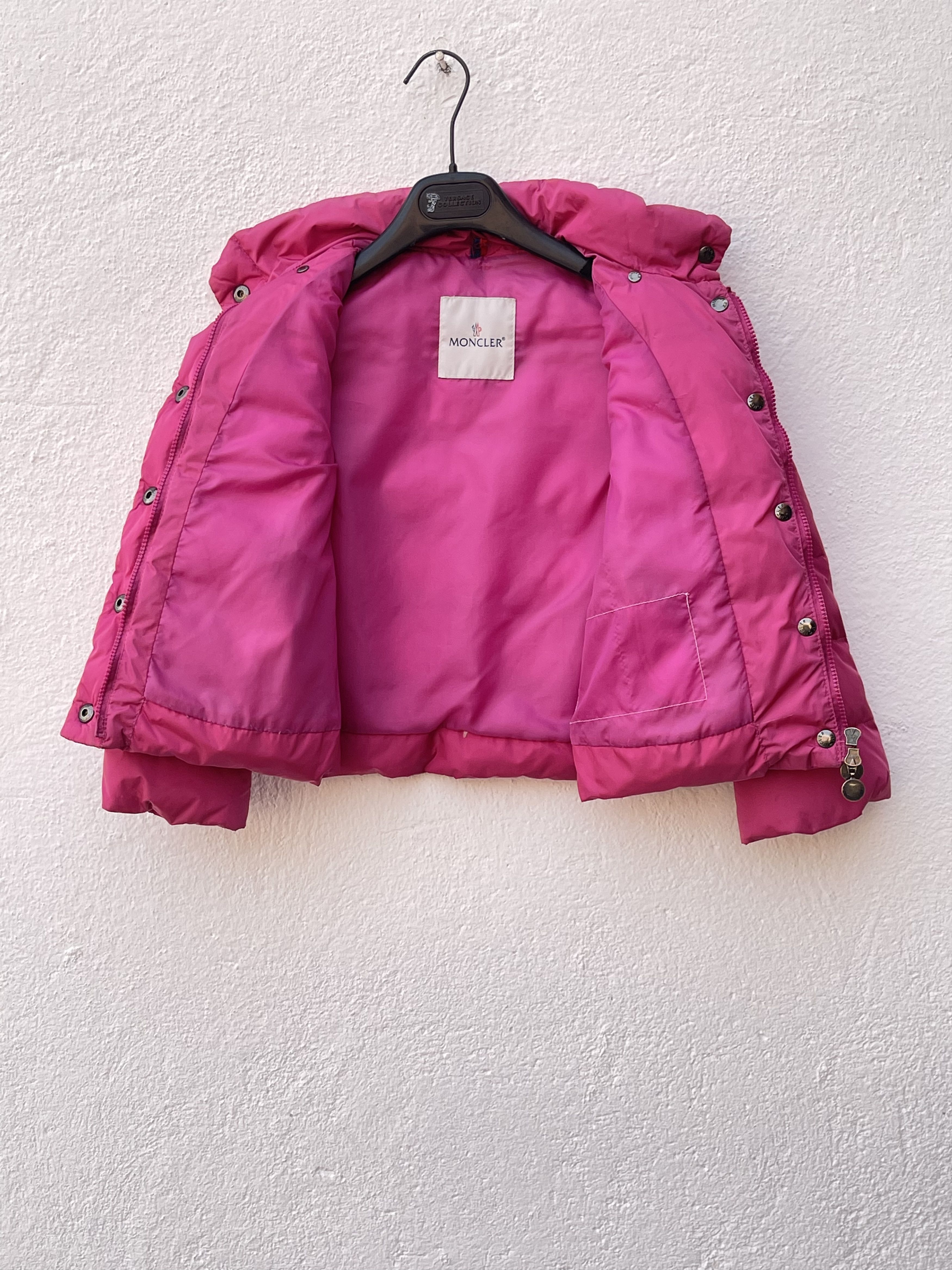 Moncler 🔥 Pink puffer jacket Moncler for girls 8 years Size XXS / US 00 / IT 34 - 3 Thumbnail