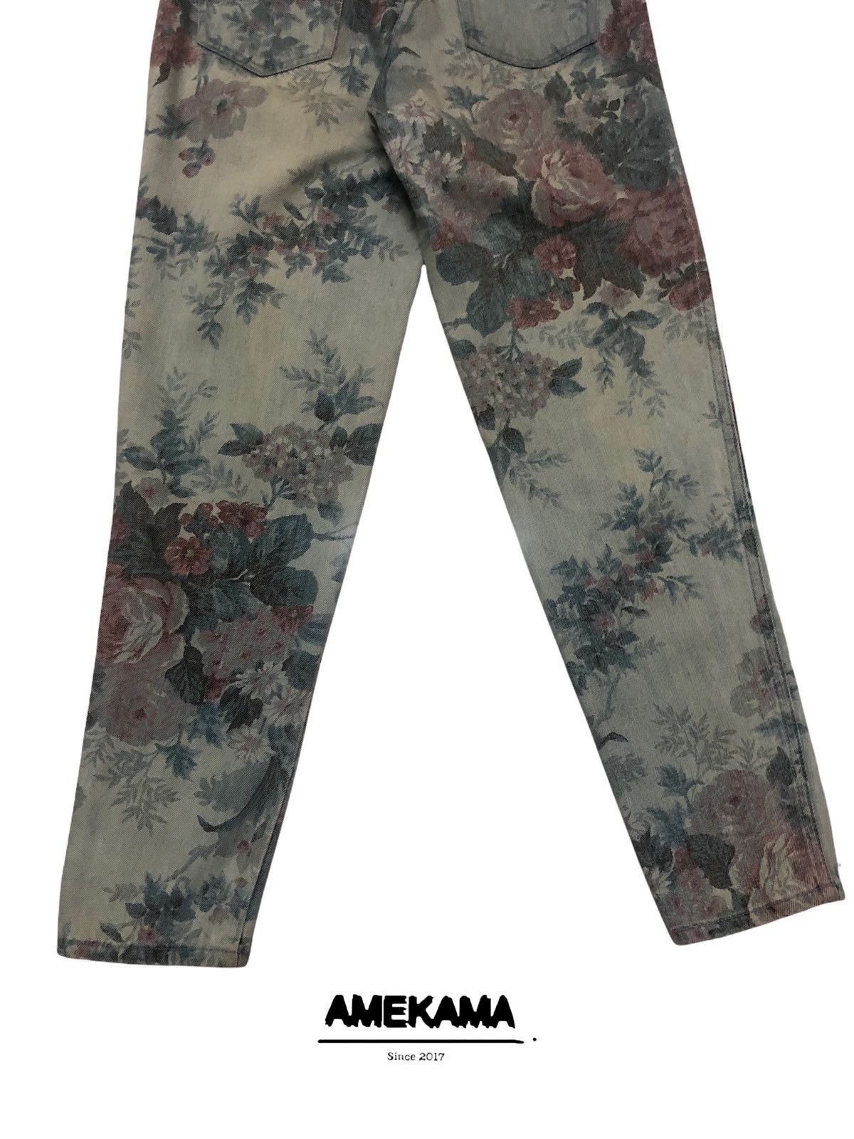 Hysteric Glamour Japanese Brand Jeanjer Jeans Floral Design Size US 26 / EU 42 - 7 Thumbnail