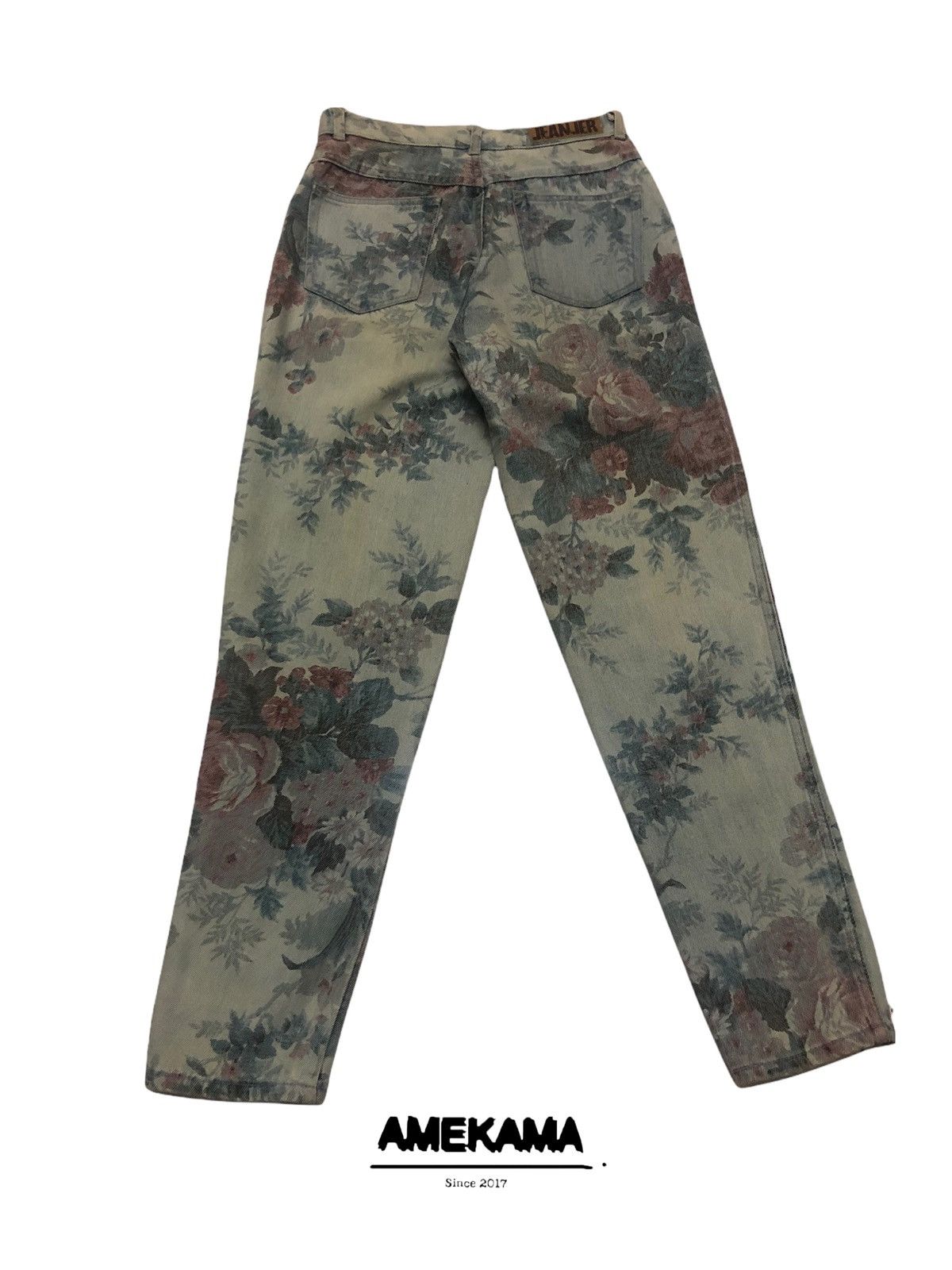 Hysteric Glamour Japanese Brand Jeanjer Jeans Floral Design Size US 26 / EU 42 - 4 Thumbnail