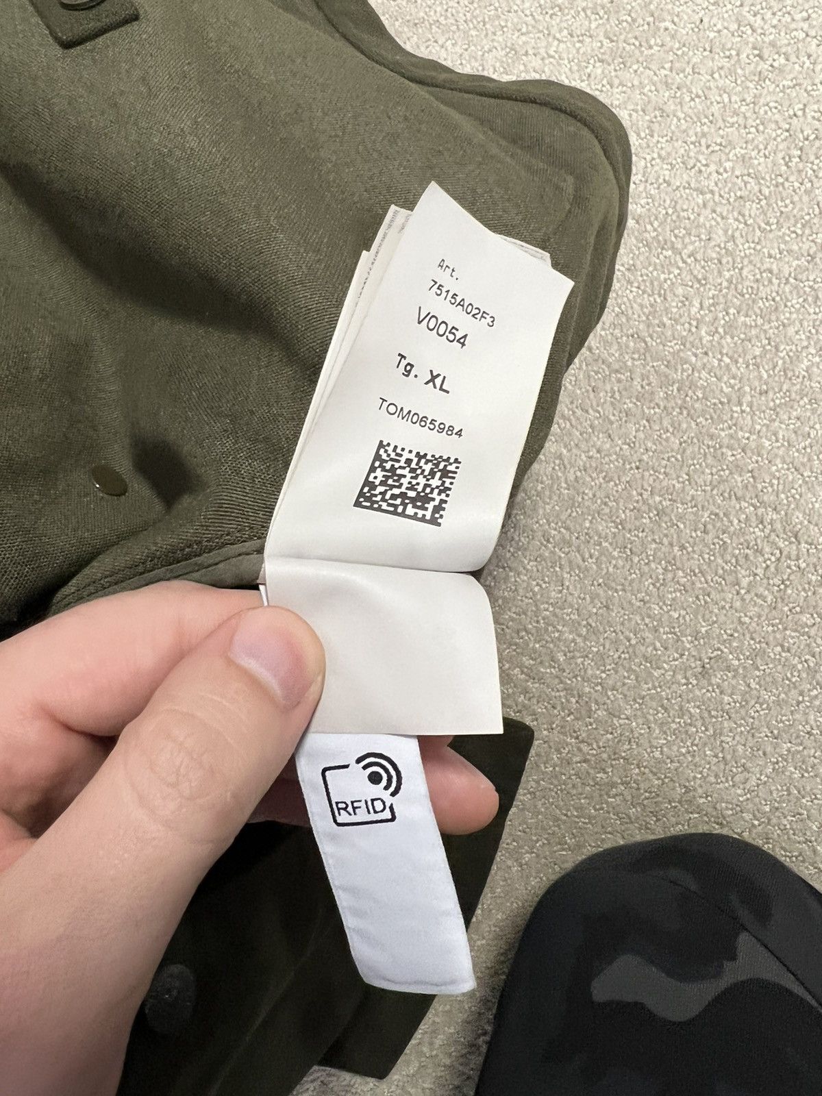 Stone Island Cotton Nylon Moleskin-TC, Ghost Piece Military