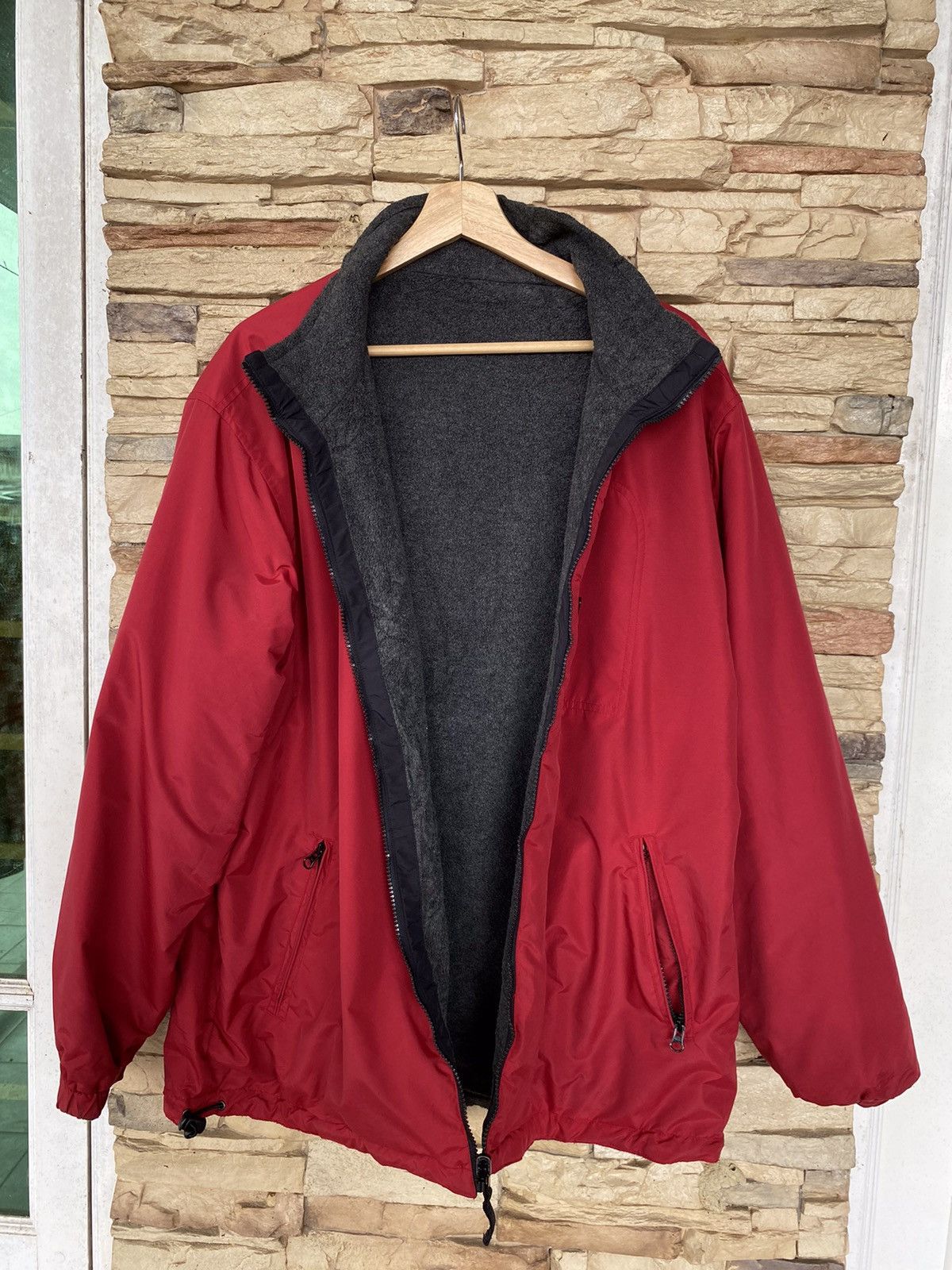 Uniqlo Uniqlo Fleece Windbreaker Size US L / EU 52-54 / 3 - 14 Thumbnail