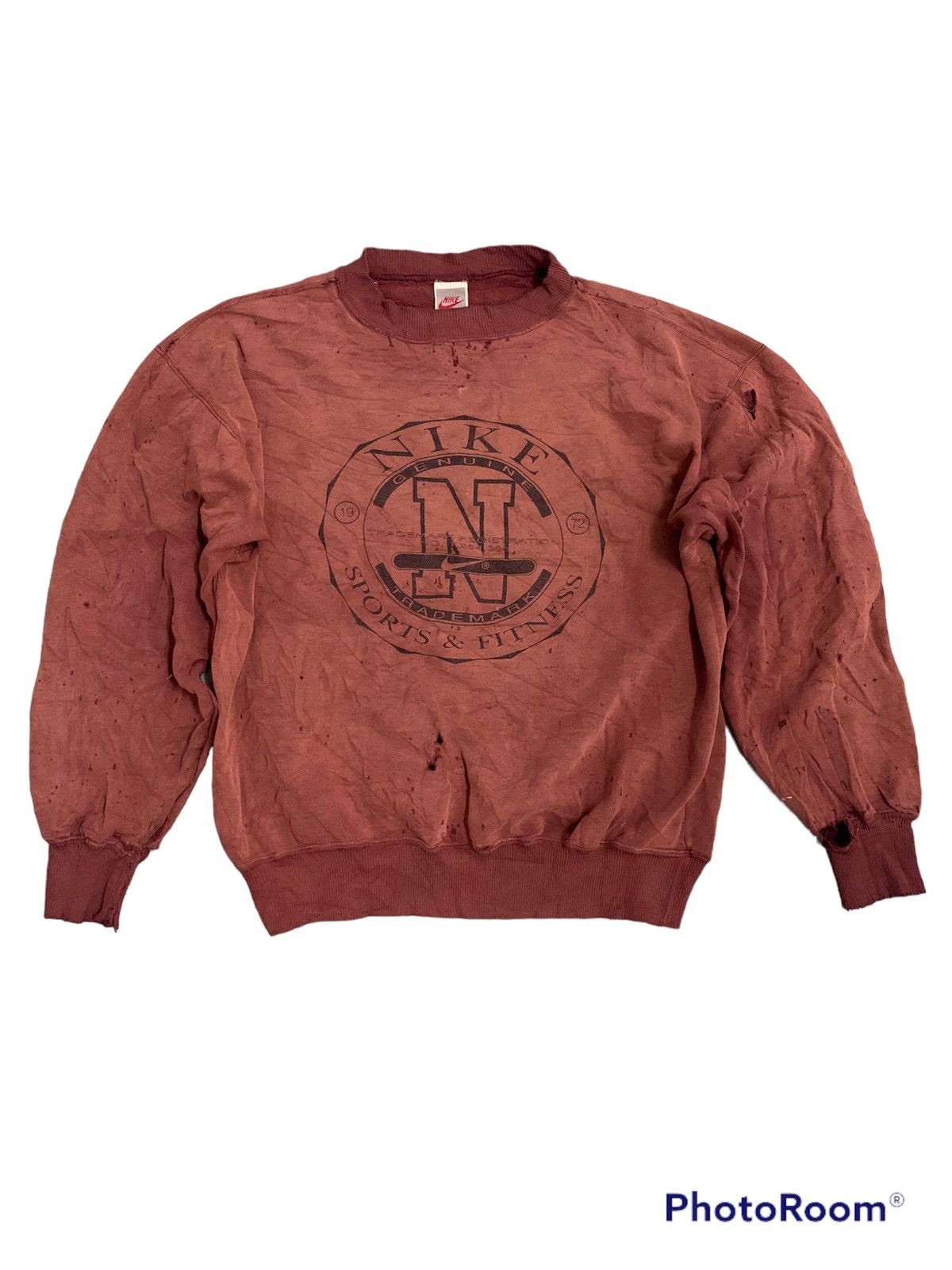 True vintage distress 90s nike centre travis scott colour