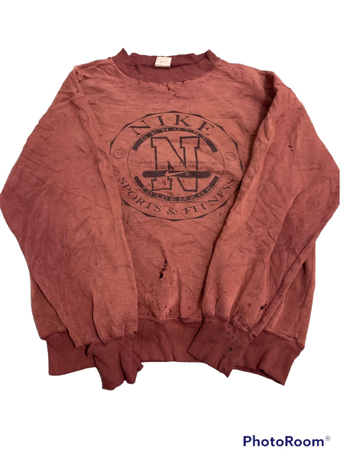 True vintage distress 90s nike centre travis scott colour