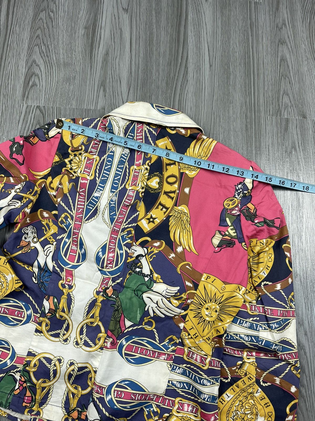 Designer × Moschino Love Moschino Full Printed Coat Jacket Size XS / US 0-2 / IT 36-38 - 9 Thumbnail