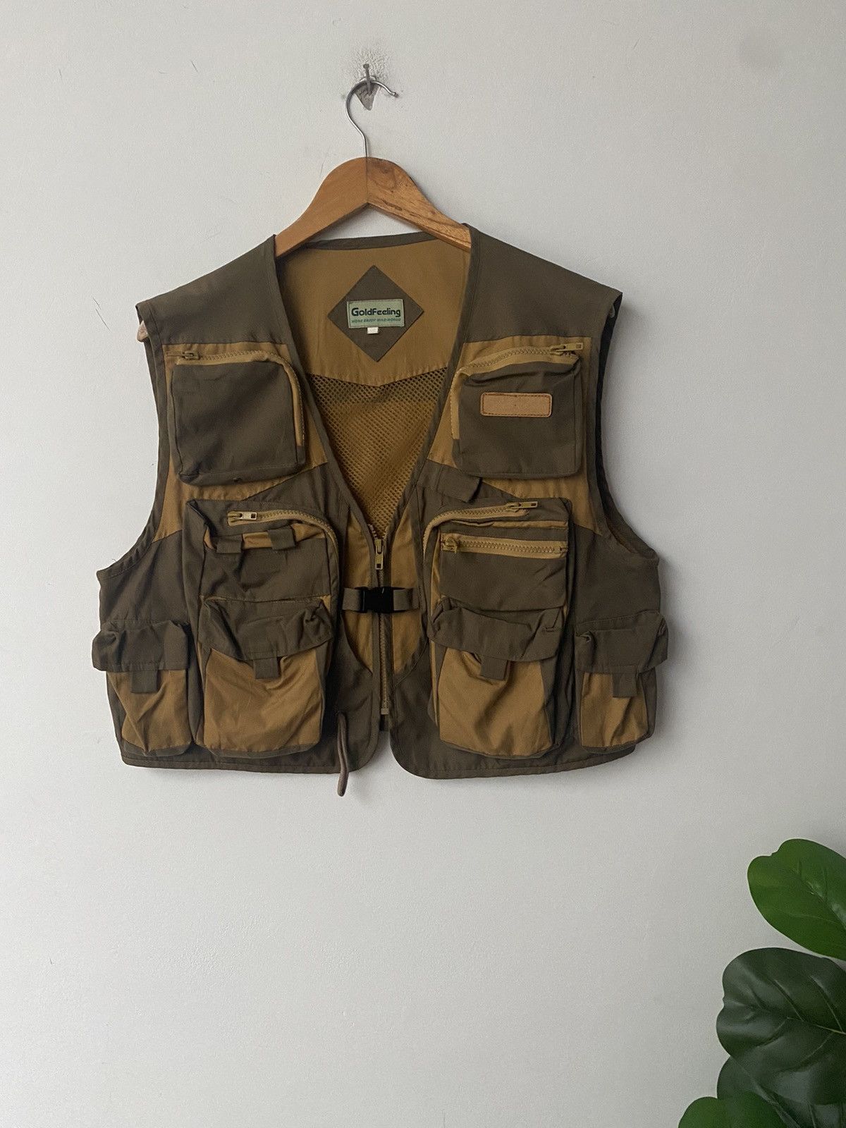 Japanese Brand 💥THRASHED Gold Feeling Vest Multipocket parachute design Size US L / EU 52-54 / 3 - 3 Thumbnail