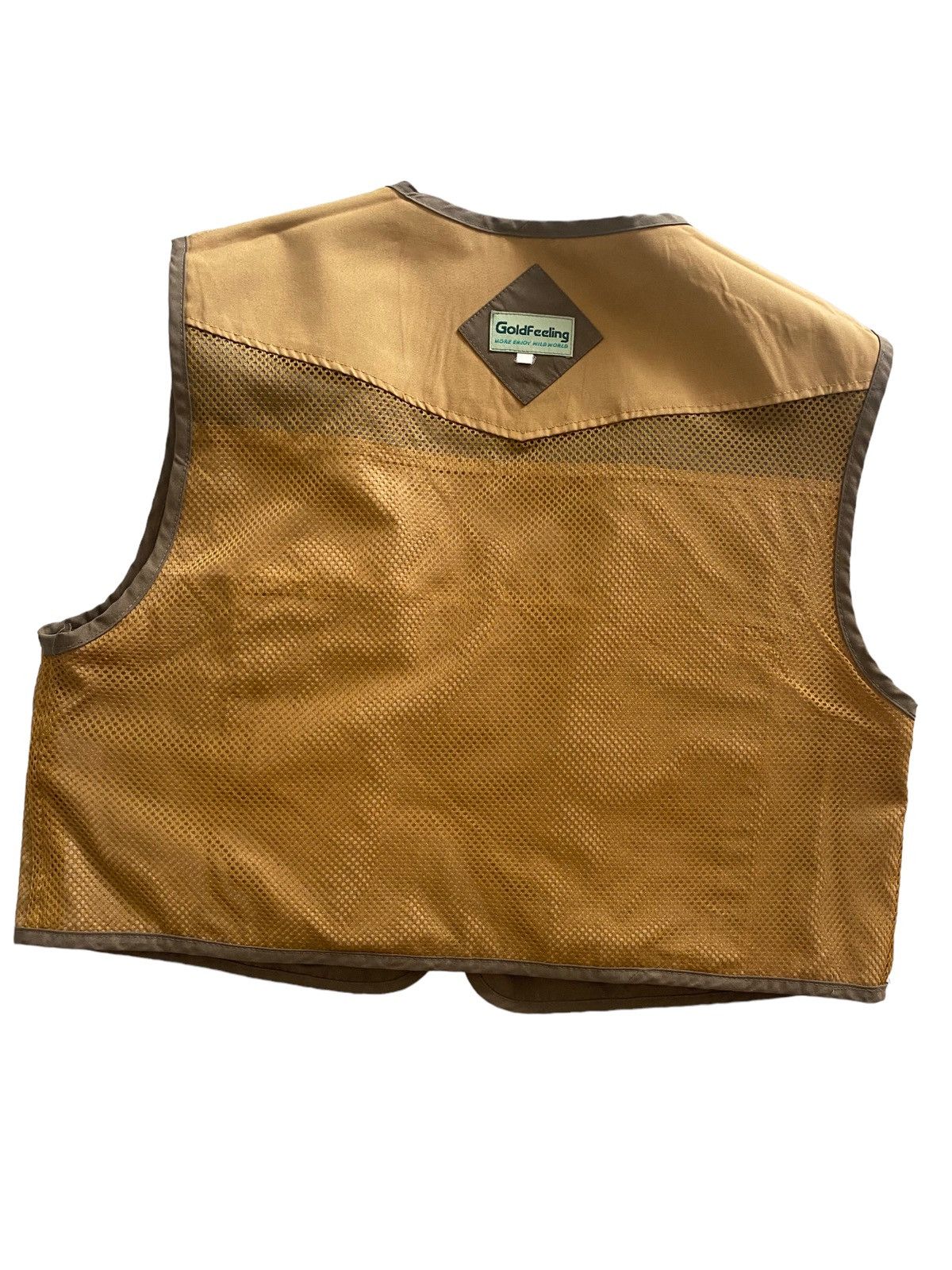Japanese Brand 💥THRASHED Gold Feeling Vest Multipocket parachute design Size US L / EU 52-54 / 3 - 13 Thumbnail