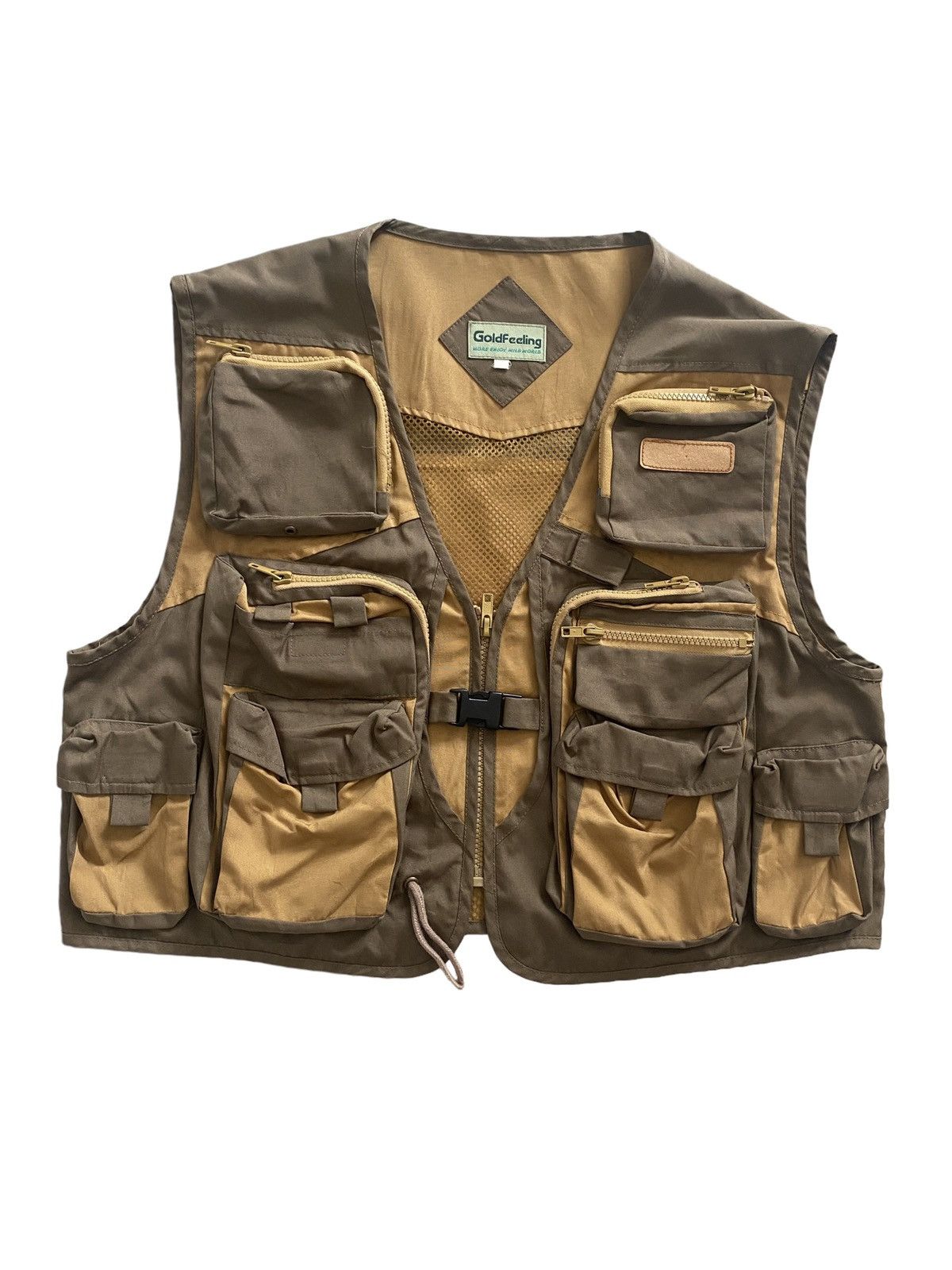 Japanese Brand 💥THRASHED Gold Feeling Vest Multipocket parachute design Size US L / EU 52-54 / 3 - 2 Thumbnail