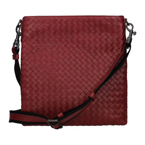 Crossbody Bag in Red & Dark Red