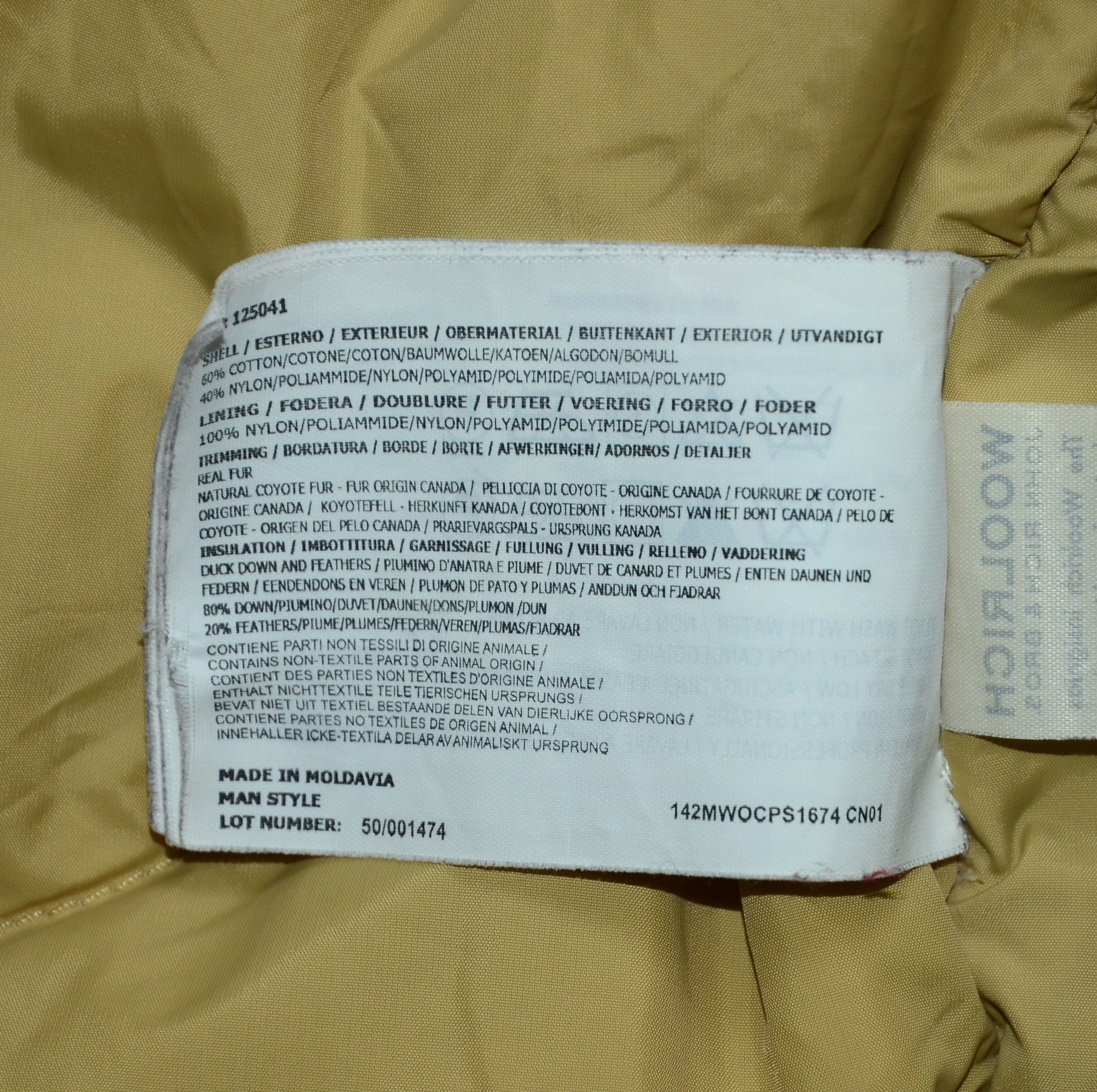 Woolrich Woolen Mills Woolrich Arctic Parka Men's Down Jacket S/M Winter Clothing Size US S / EU 44-46 / 1 - 13 Thumbnail