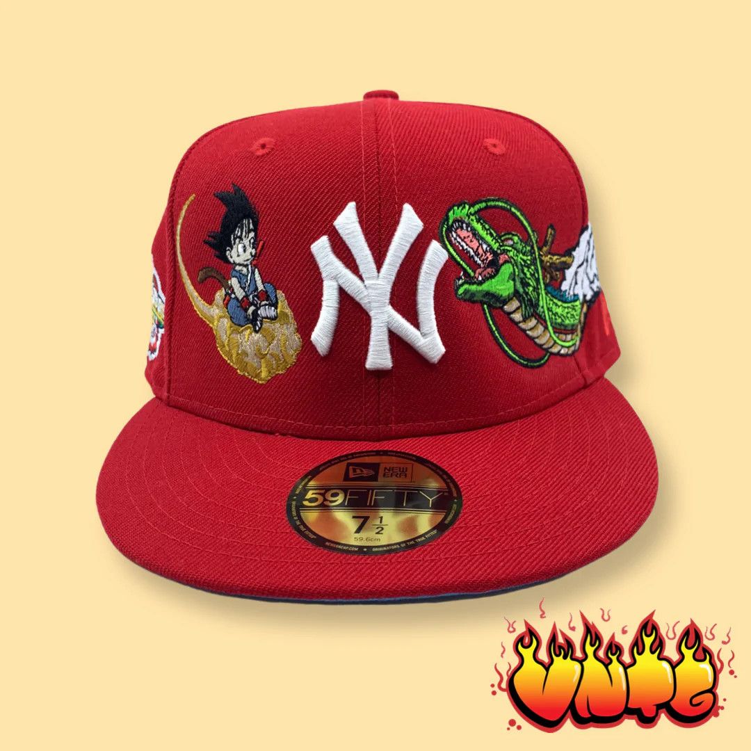 Custom NY Ynkees "Dragon Ball Z" Fitted 2001 World Series Grailed