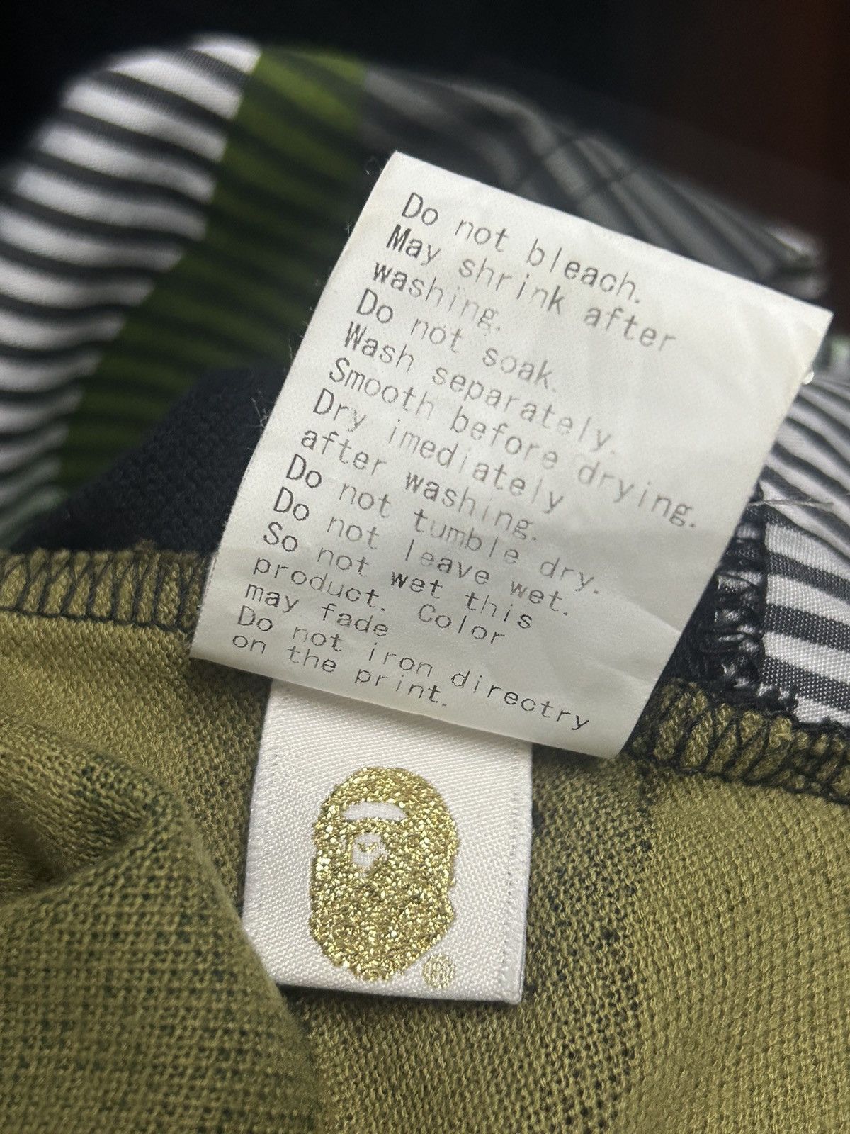 Bape Stripe 1st Camo Ape Head Polo Size US M / EU 48-50 / 2 - 6 Thumbnail