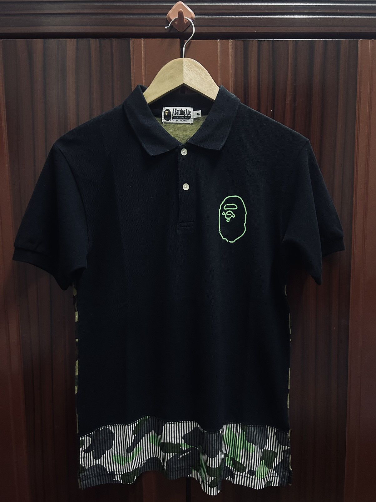 Bape Stripe 1st Camo Ape Head Polo Size US M / EU 48-50 / 2 - 1 Thumbnail