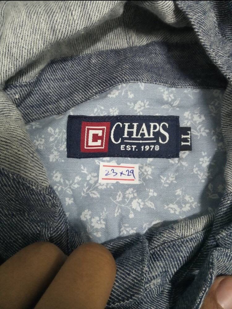 Chaps Vintage Chaps Soft Denime Button Down Sweater Hoodie Size US M / EU 48-50 / 2 - 5 Thumbnail