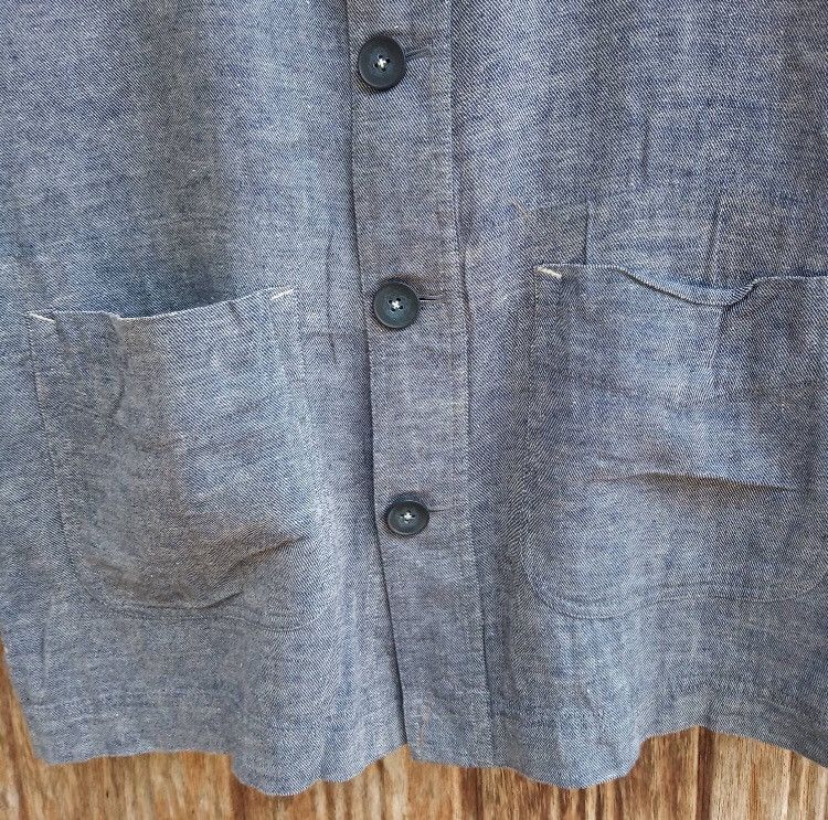 Chaps Vintage Chaps Soft Denime Button Down Sweater Hoodie Size US M / EU 48-50 / 2 - 4 Thumbnail