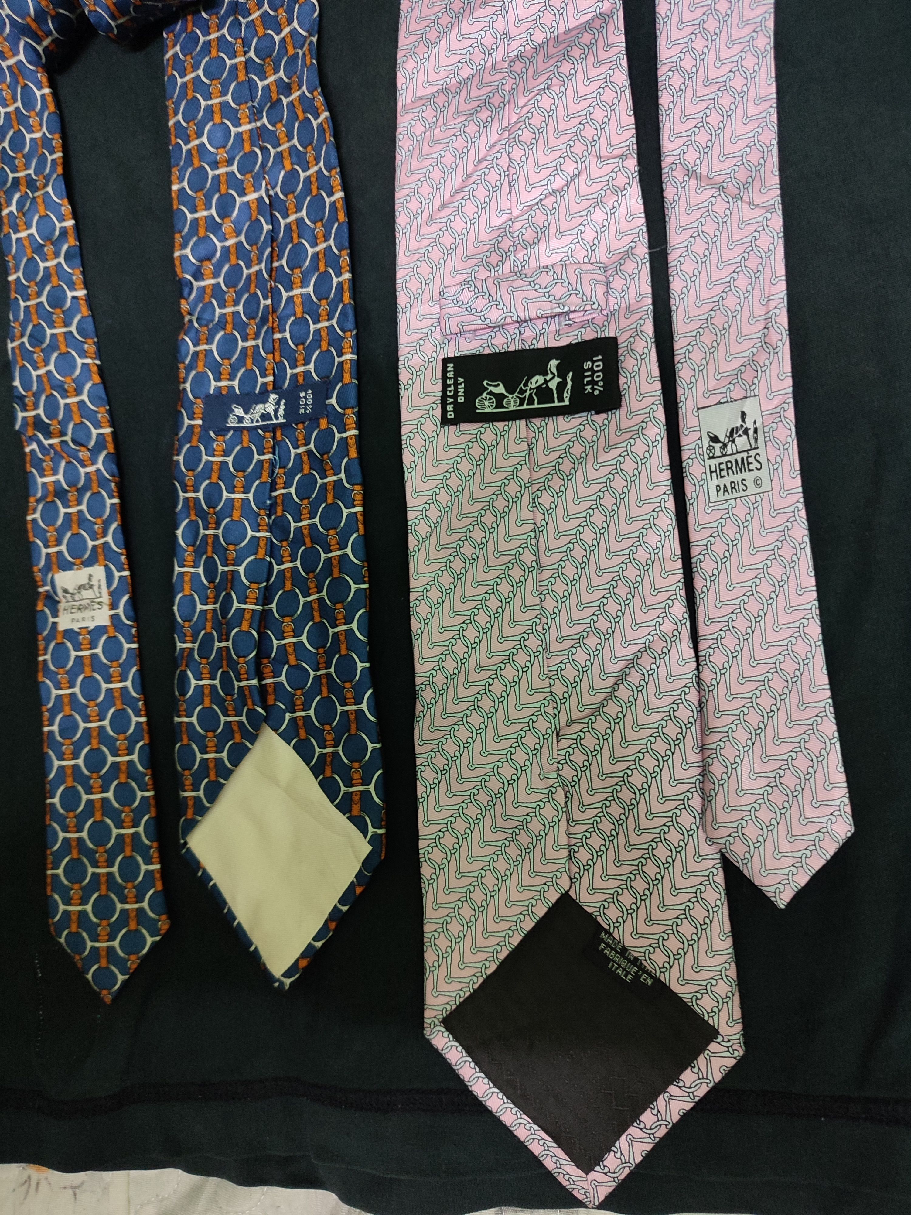 Hermes × Vintage 🔥 Combo 🔥 Hermes Ties Size ONE SIZE - 6 Thumbnail